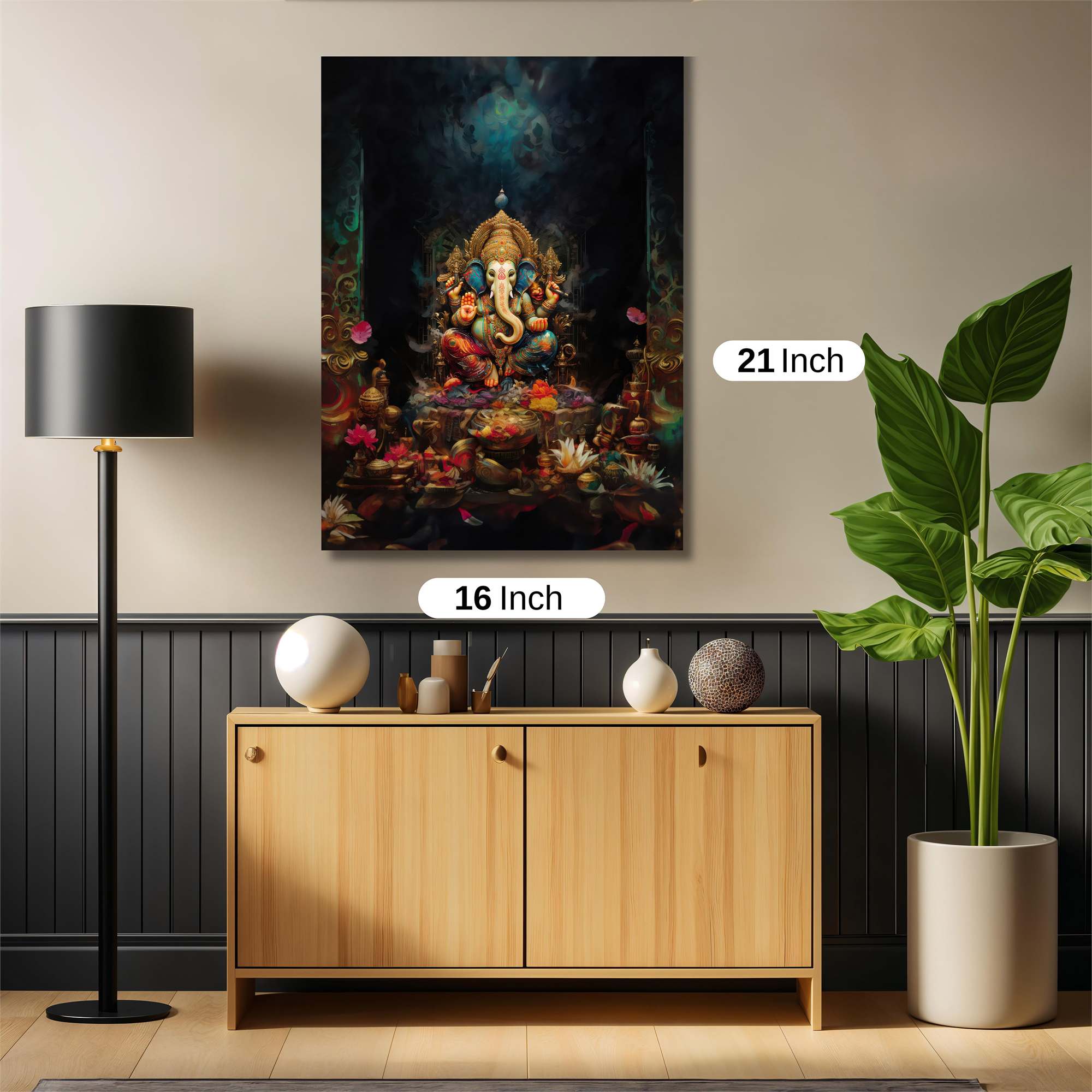 Ganesha Radiant Safe Wall Magnetic / M