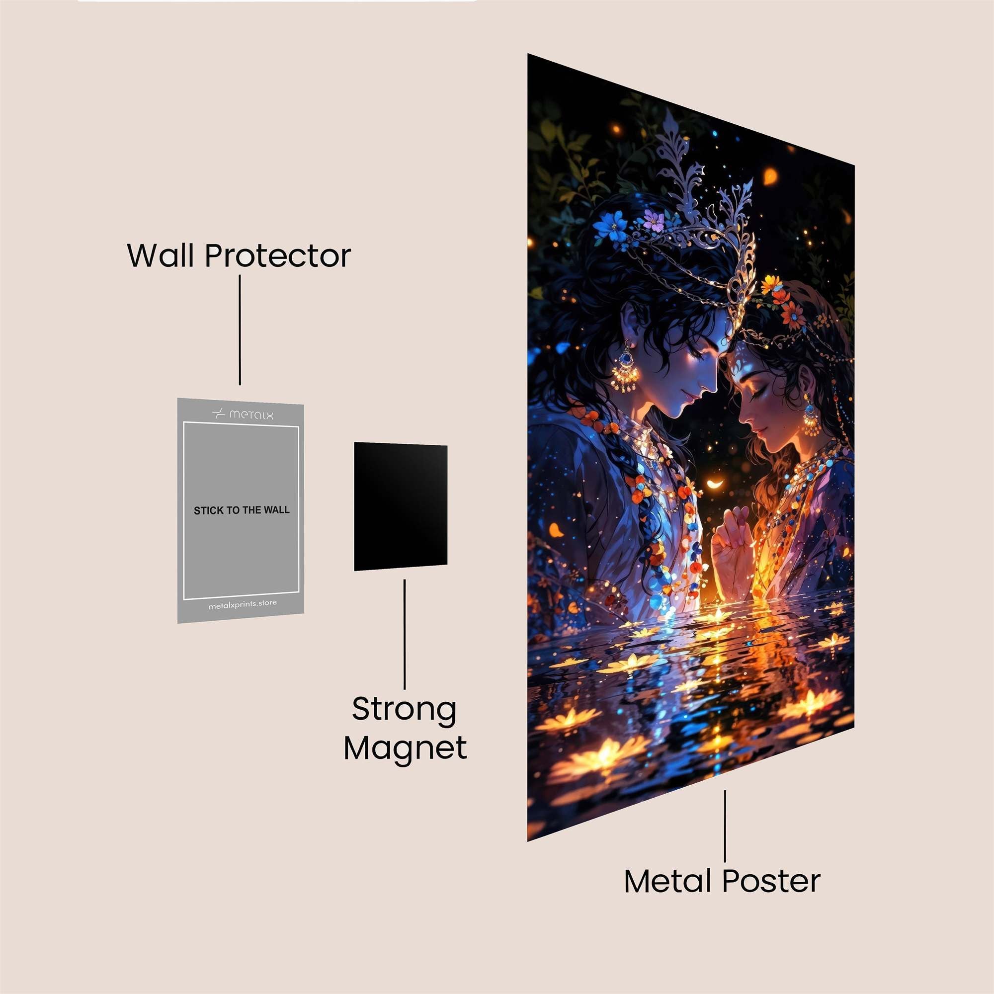 RadhaRapture Safe Wall Magnetic / M