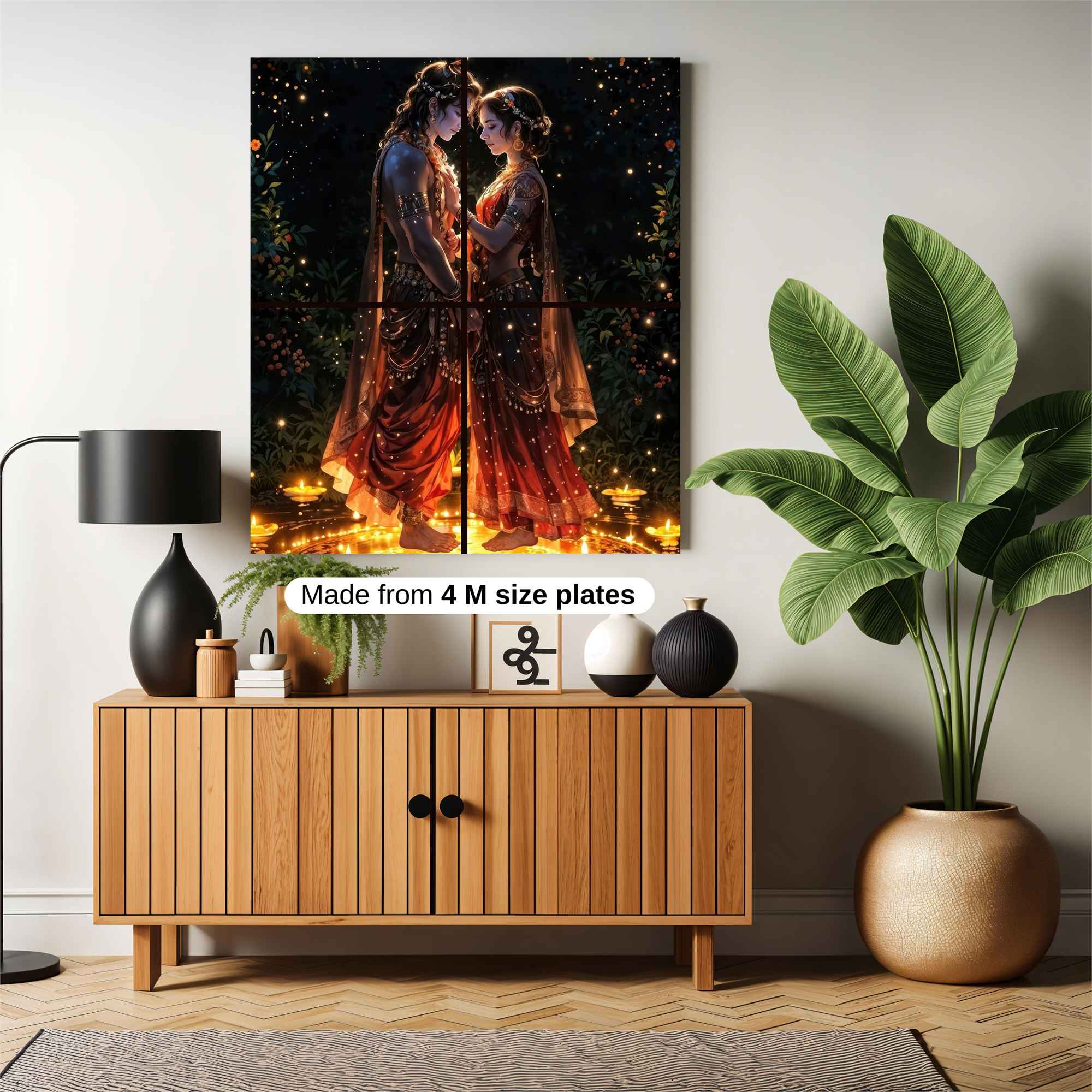 RadhaEnchanting Safe Wall Magnetic / M