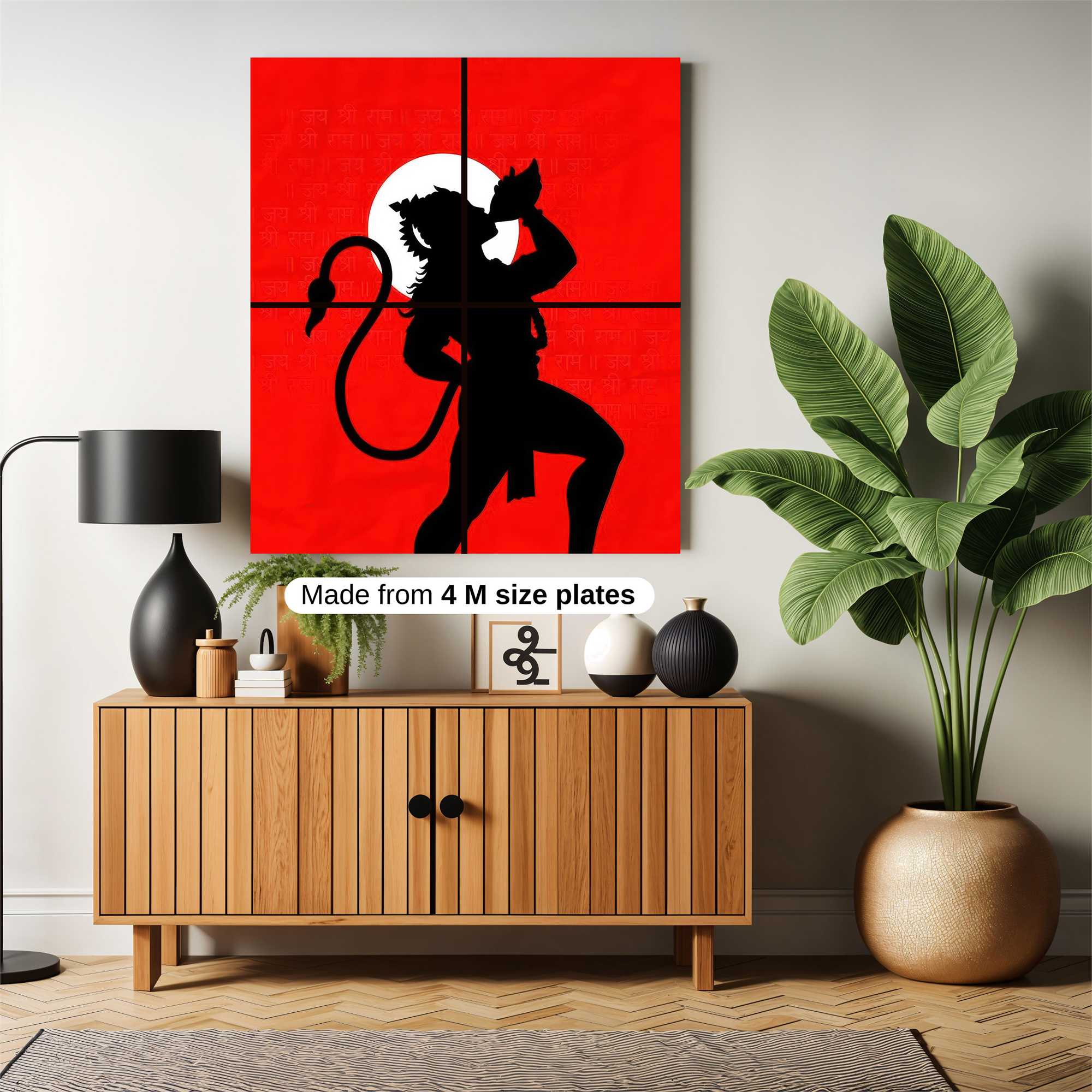 Hanuman Heroic Safe Wall Magnetic / M