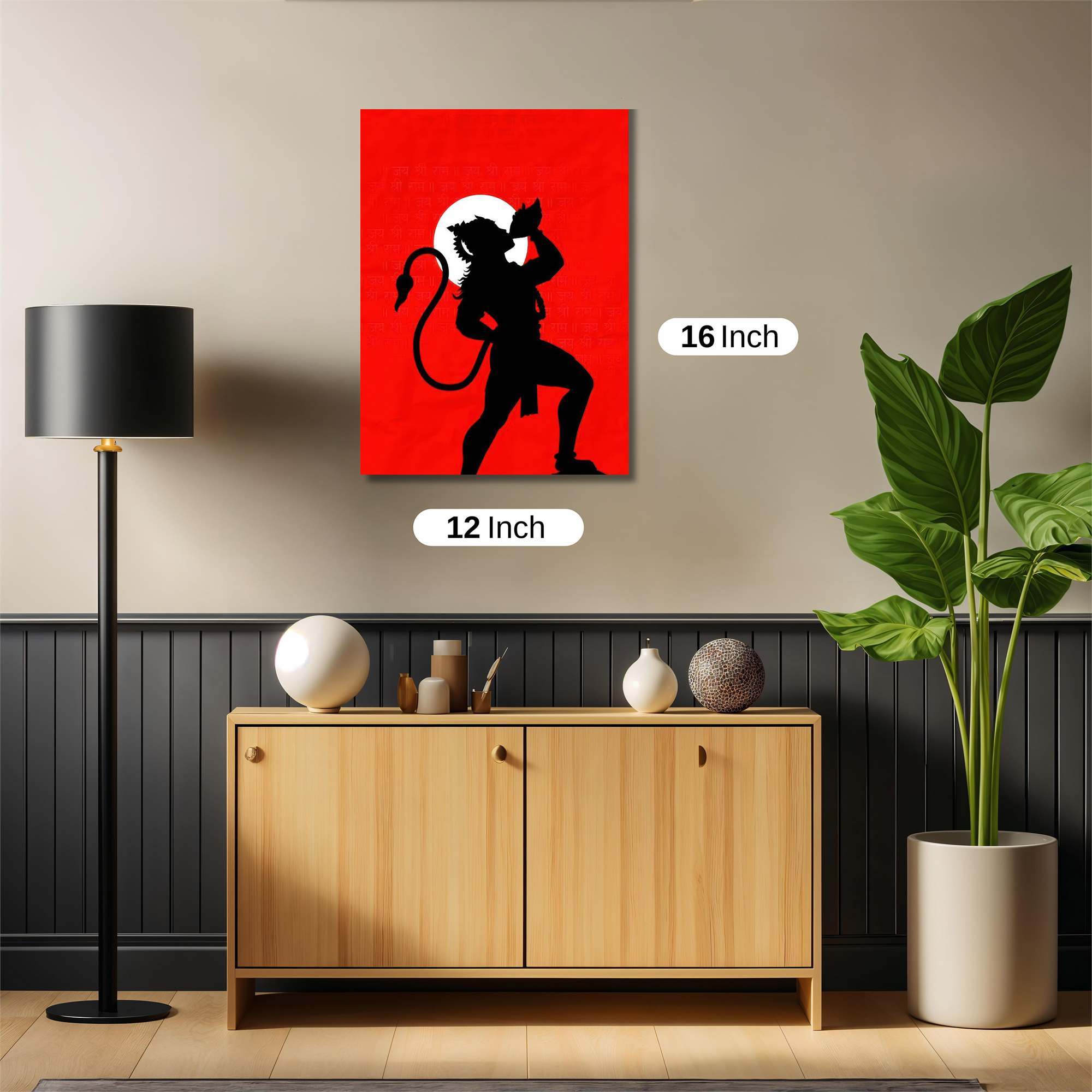 Hanuman Heroic Safe Wall Magnetic / M