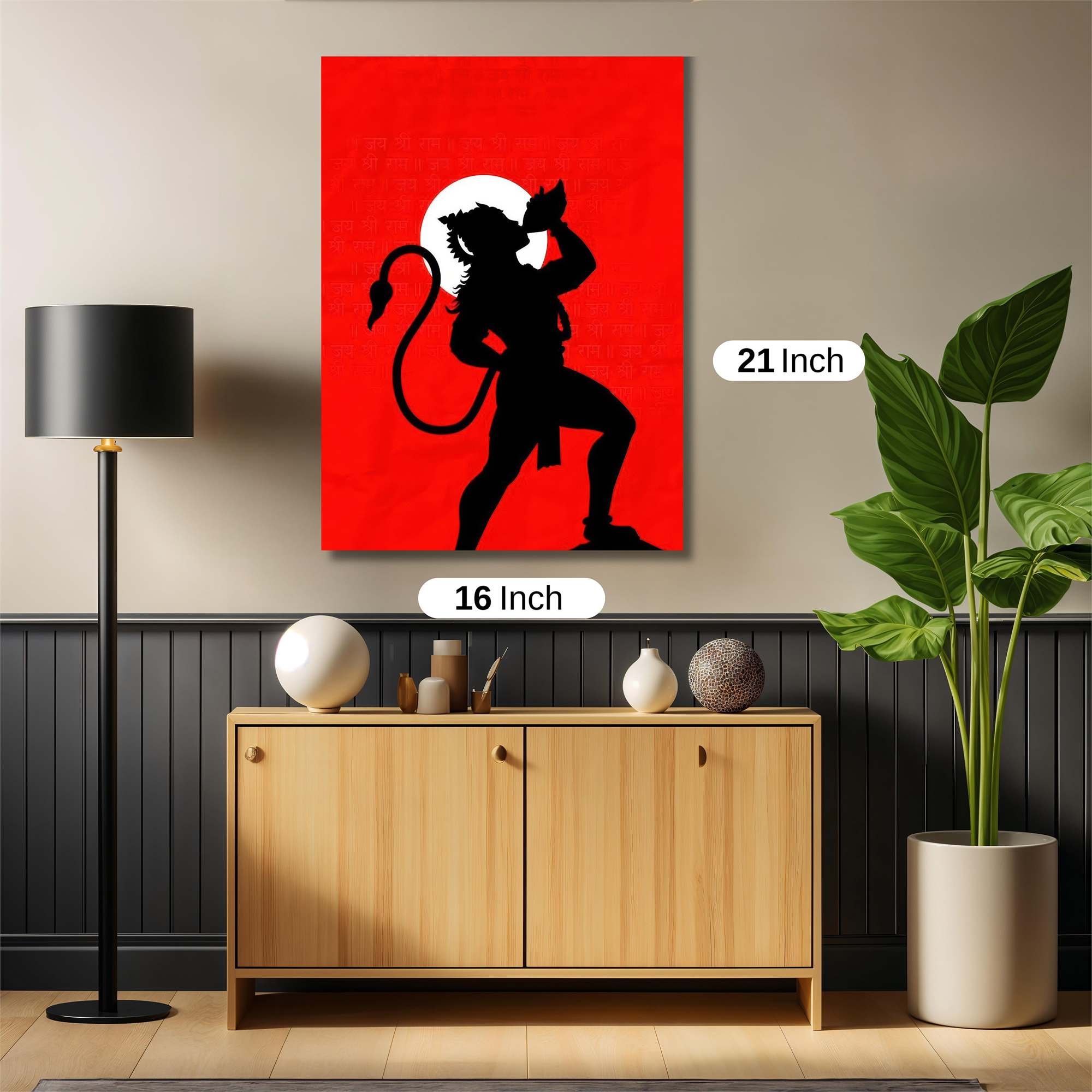 Hanuman Heroic Safe Wall Magnetic / M