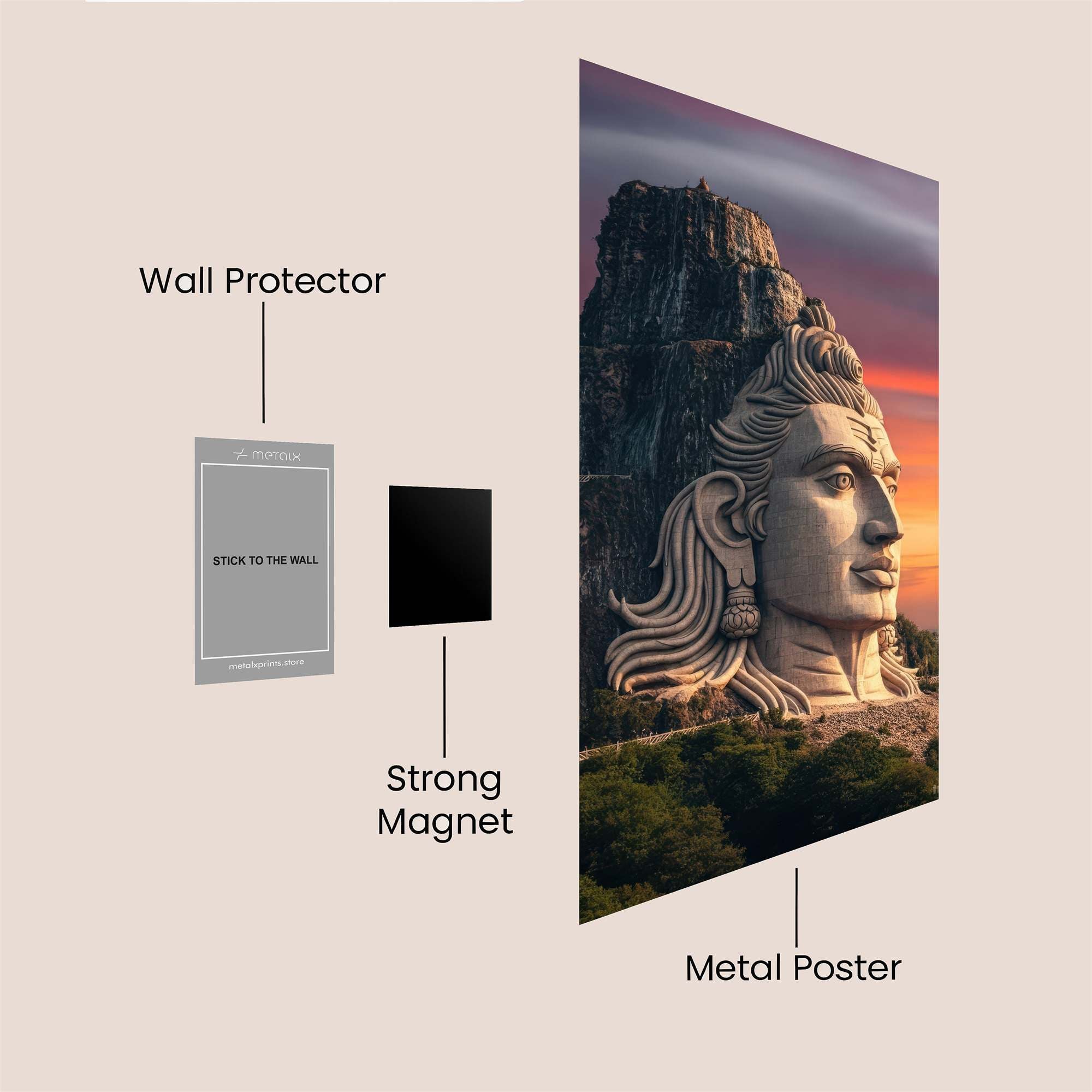 Shiva Serenity Safe Wall Magnetic / M