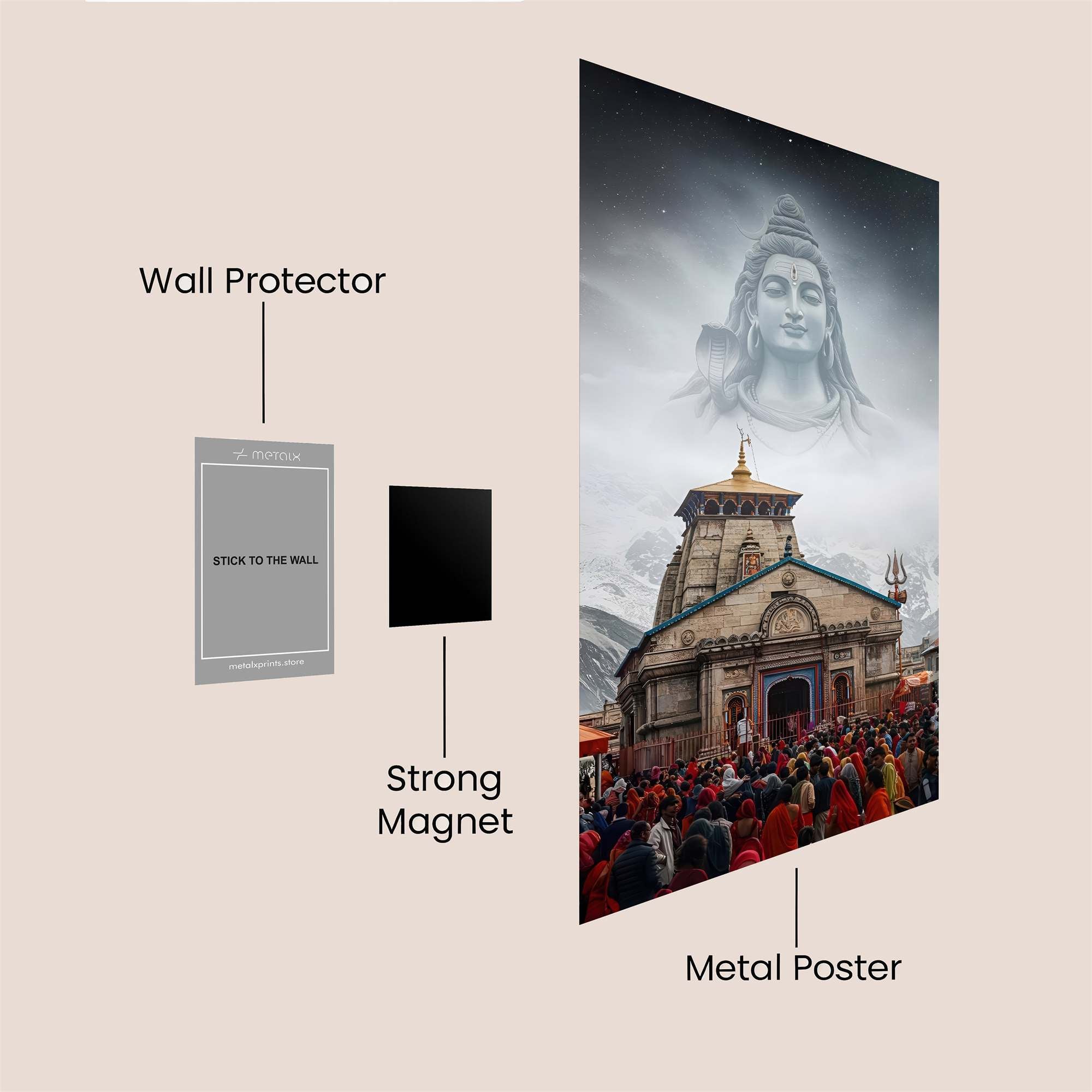 Shiva Serenity Safe Wall Magnetic / M