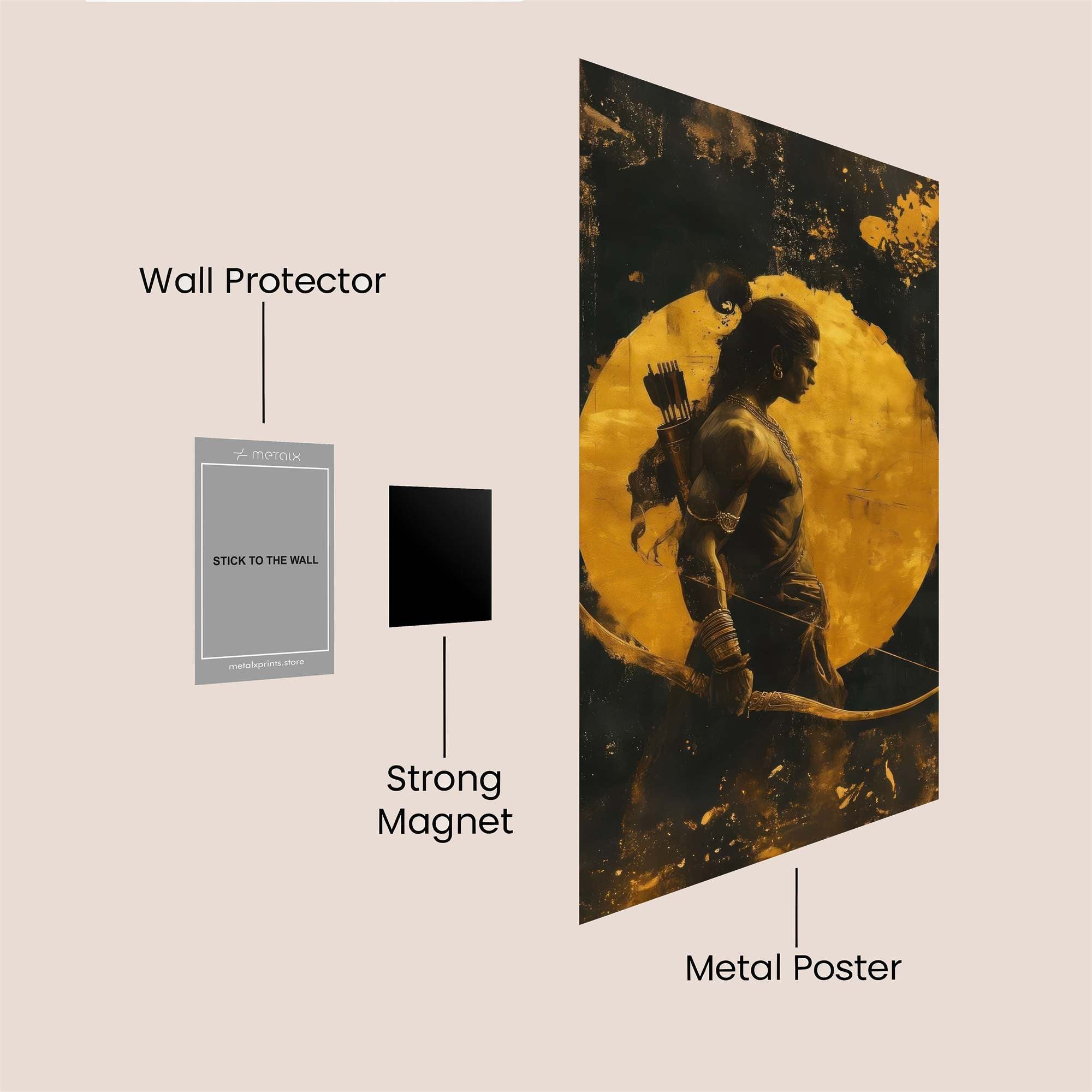 Ramya Radiance Safe Wall Magnetic / M