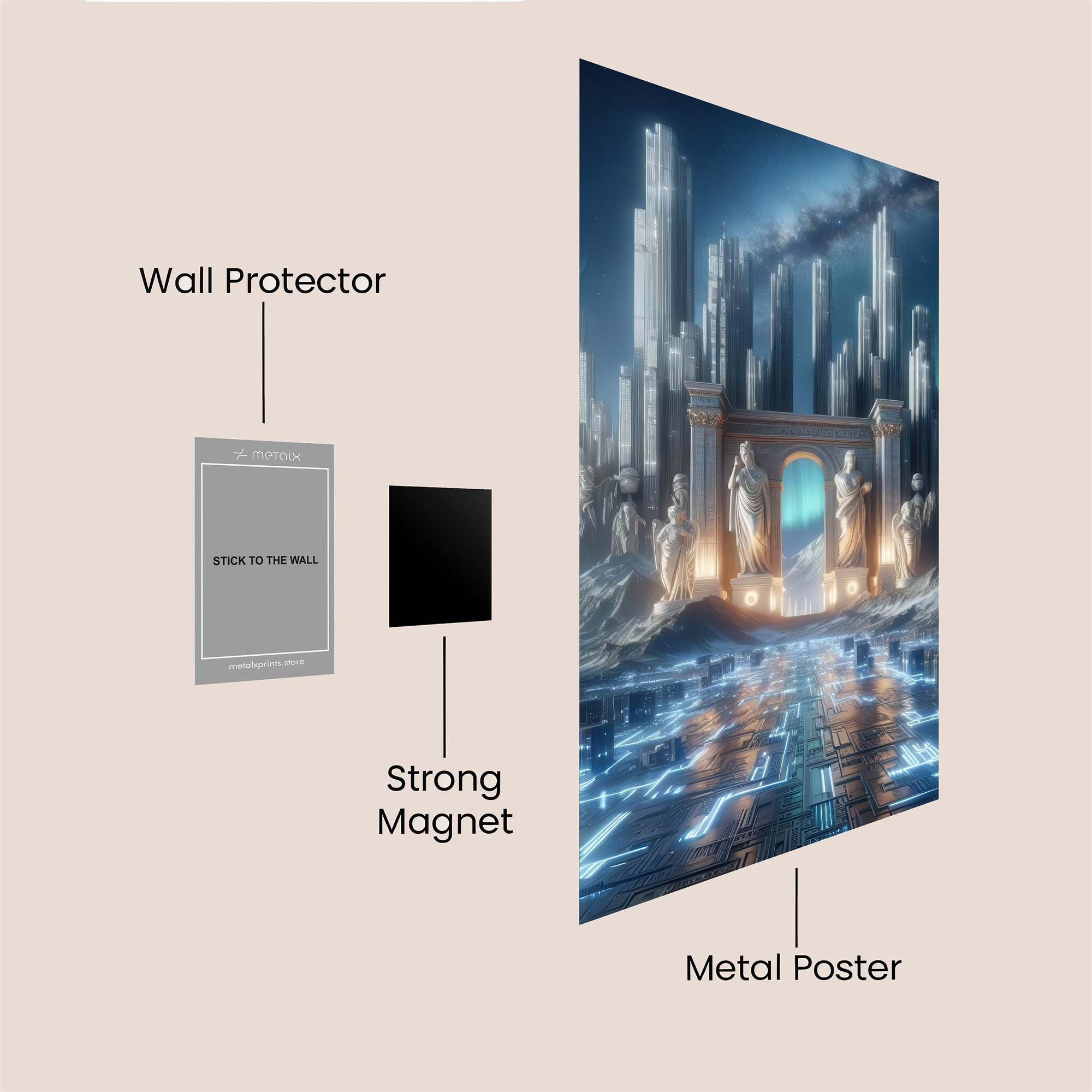 Celestial Serenity Safe Wall Magnetic / M