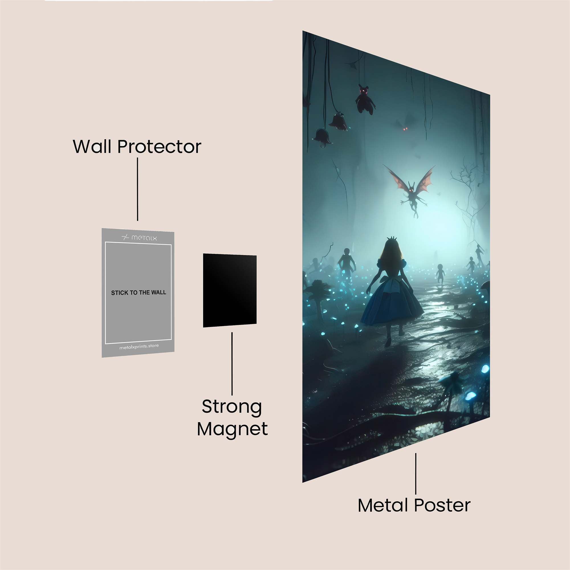 Alice Enigmatic Safe Wall Magnetic / M