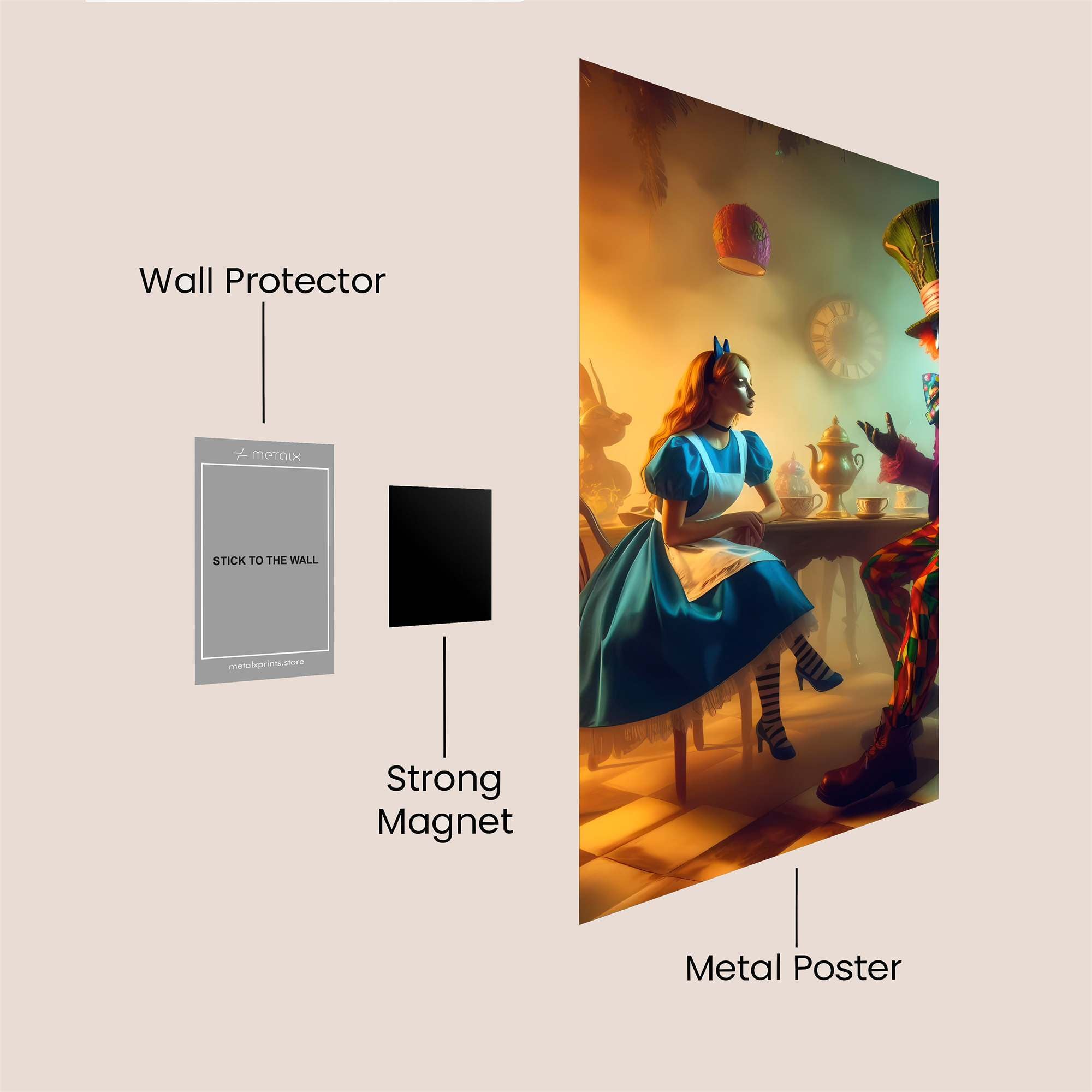 Alice Enchantment Safe Wall Magnetic / M