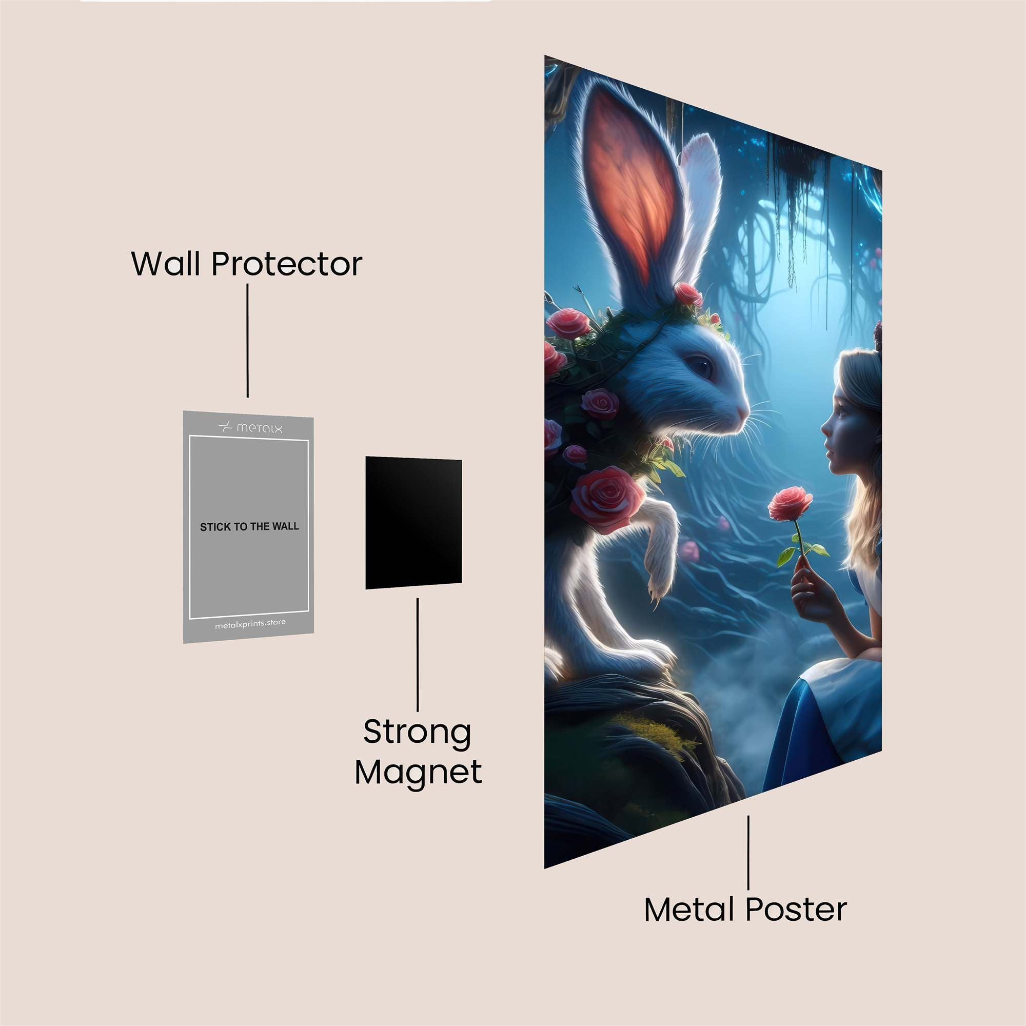 Alice Enchanting Safe Wall Magnetic / M