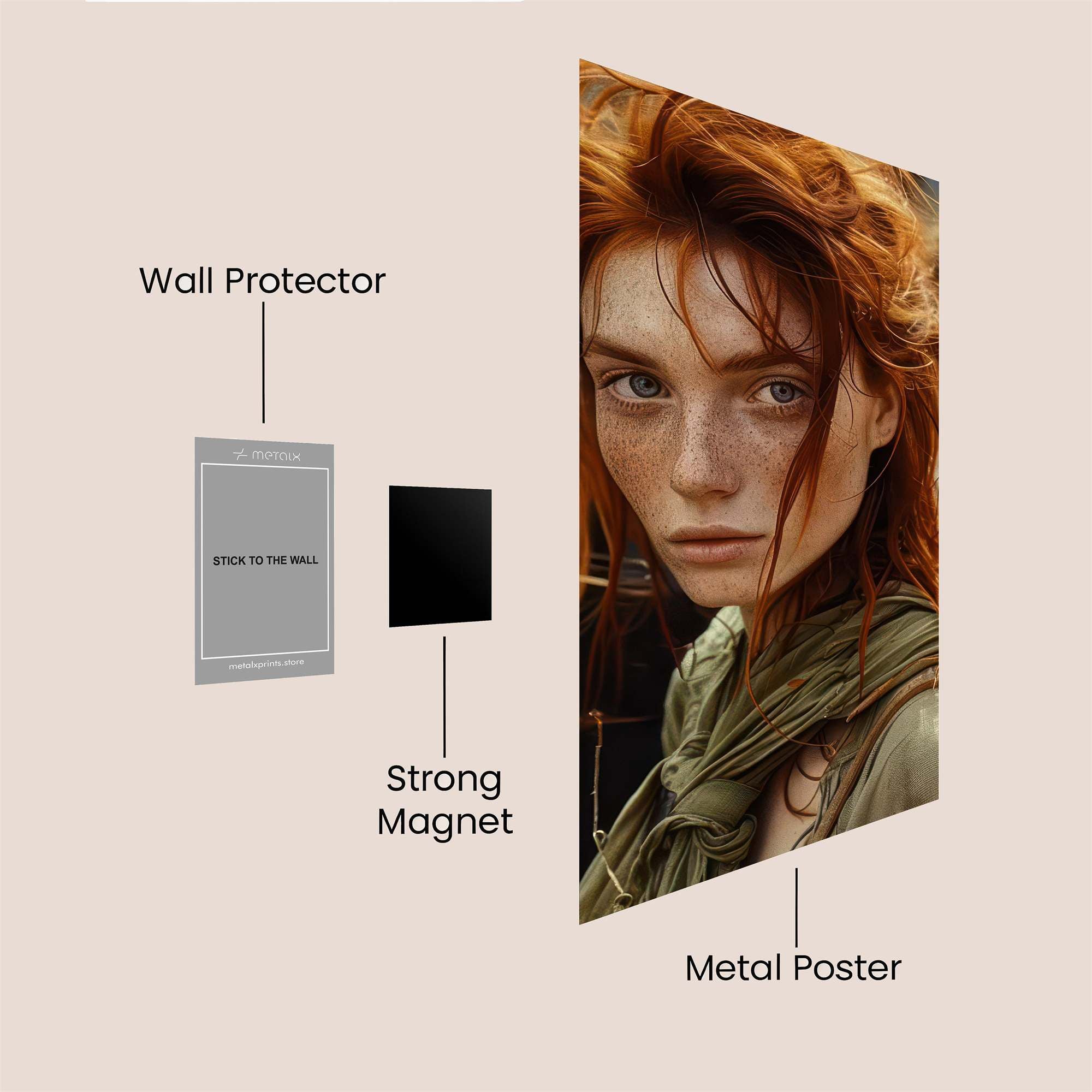 Fiery Resolute Safe Wall Magnetic / M