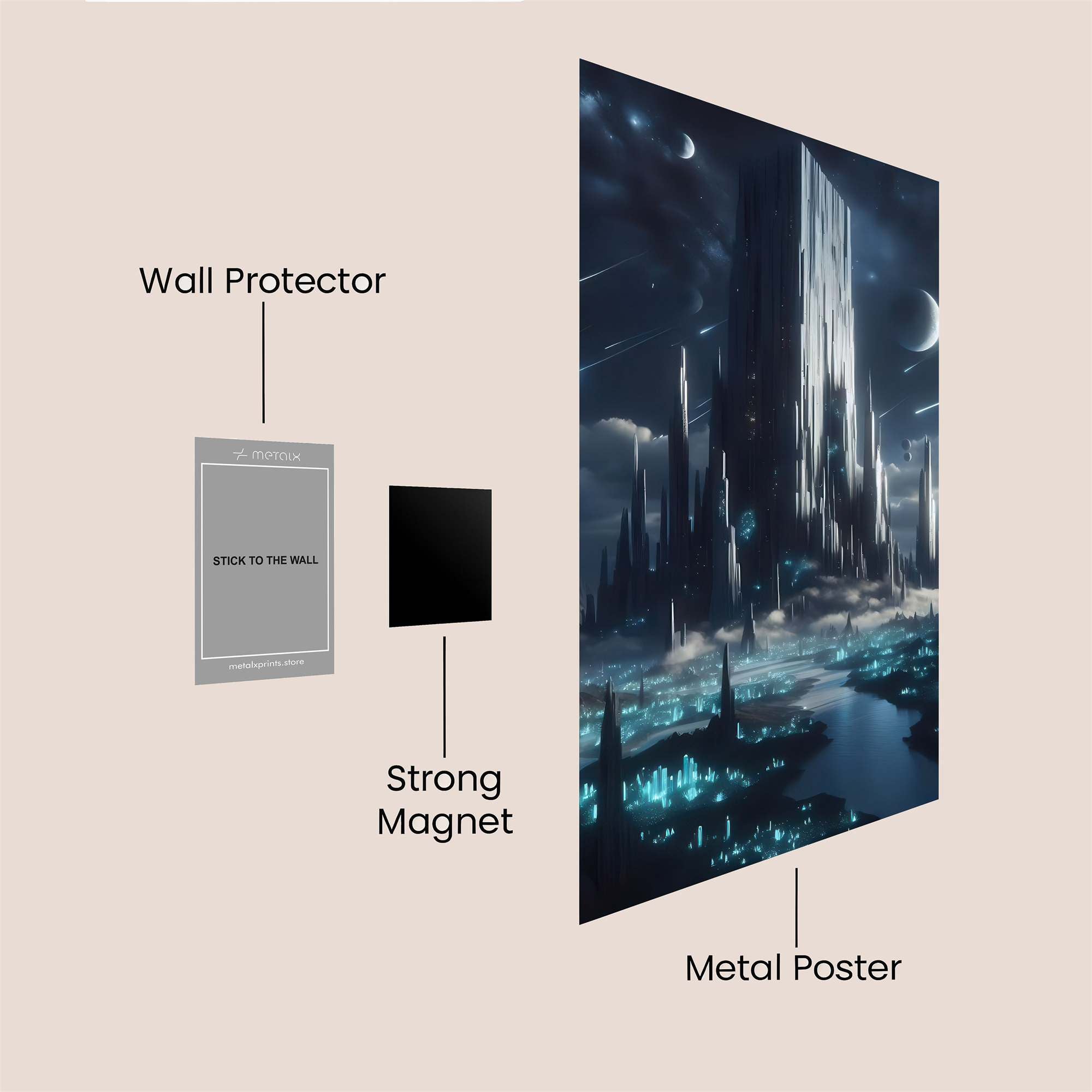 Monolith Serenity Safe Wall Magnetic / M