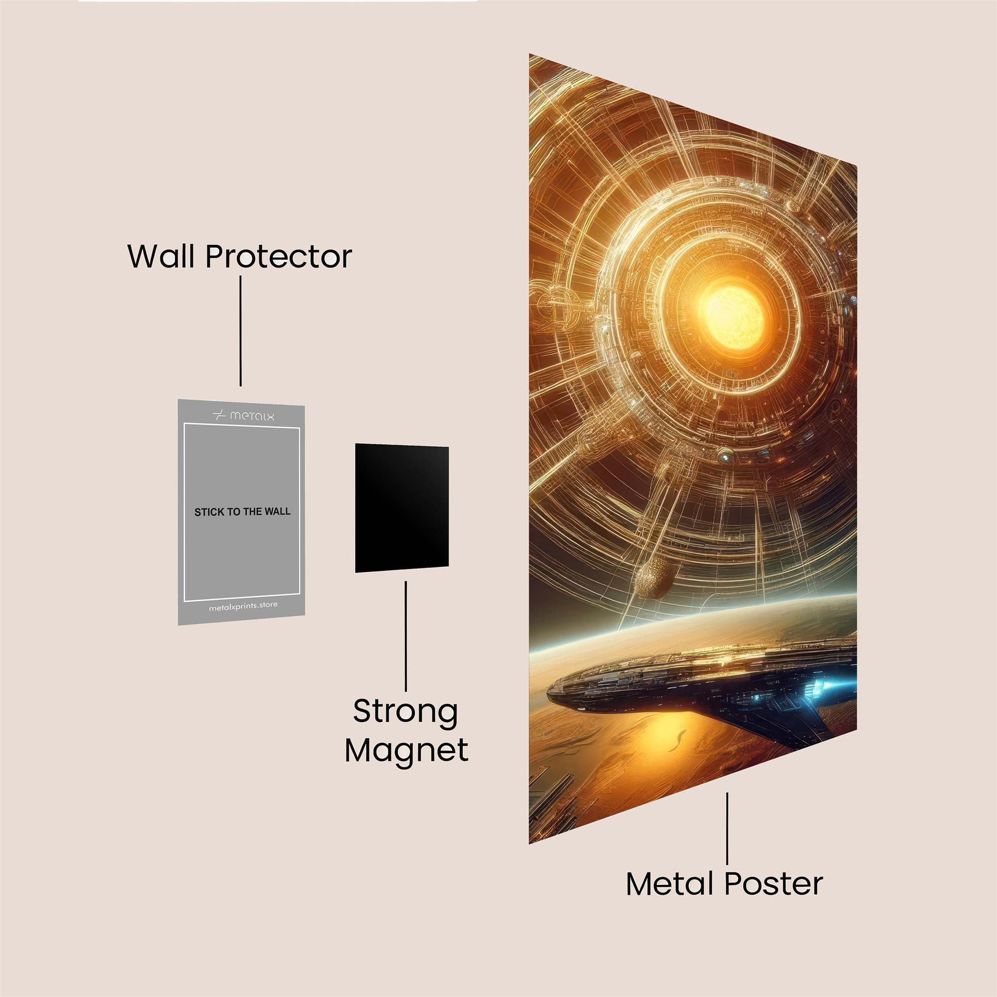 Cosmic Odyssey Safe Wall Magnetic / M