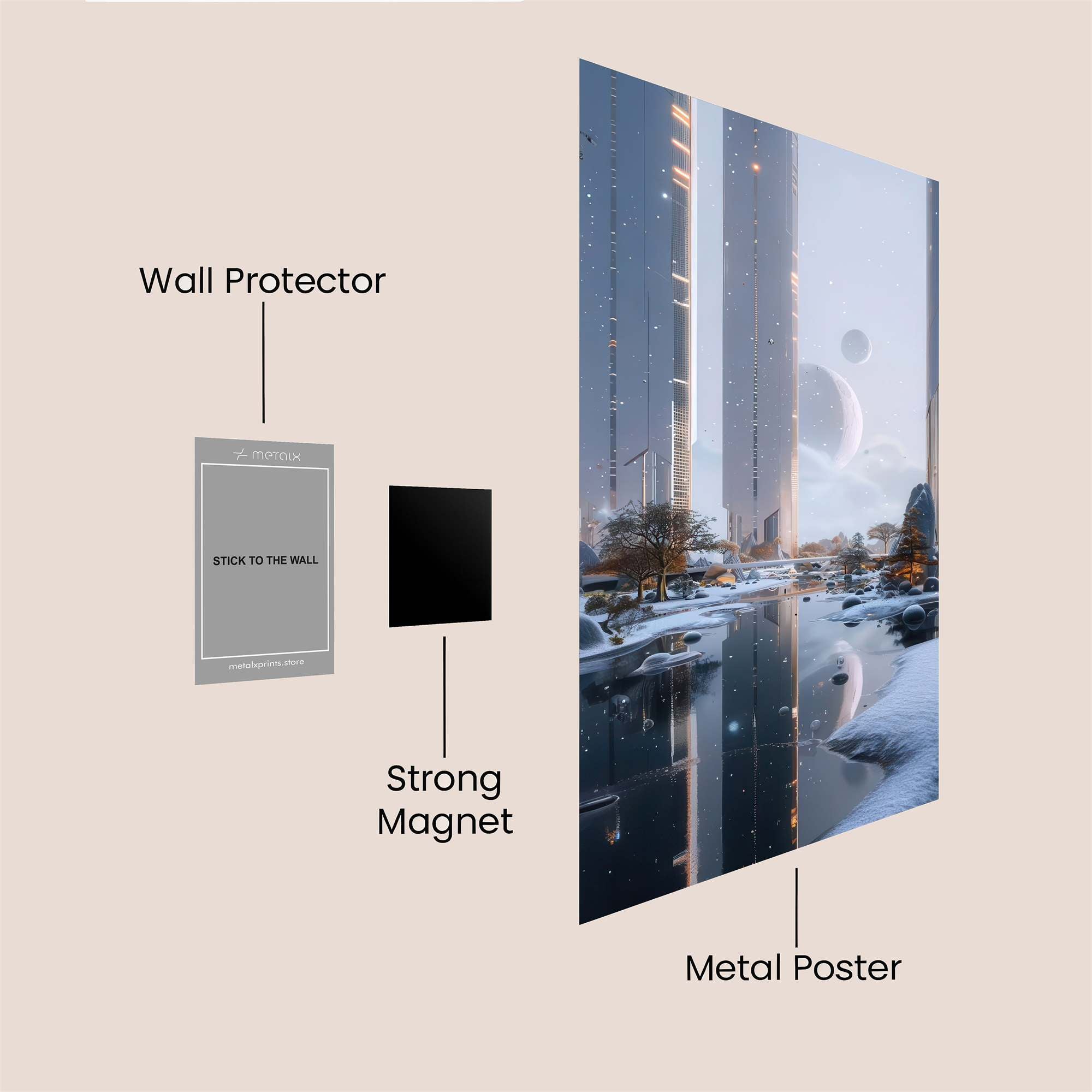 Monolith Serenity Safe Wall Magnetic / M