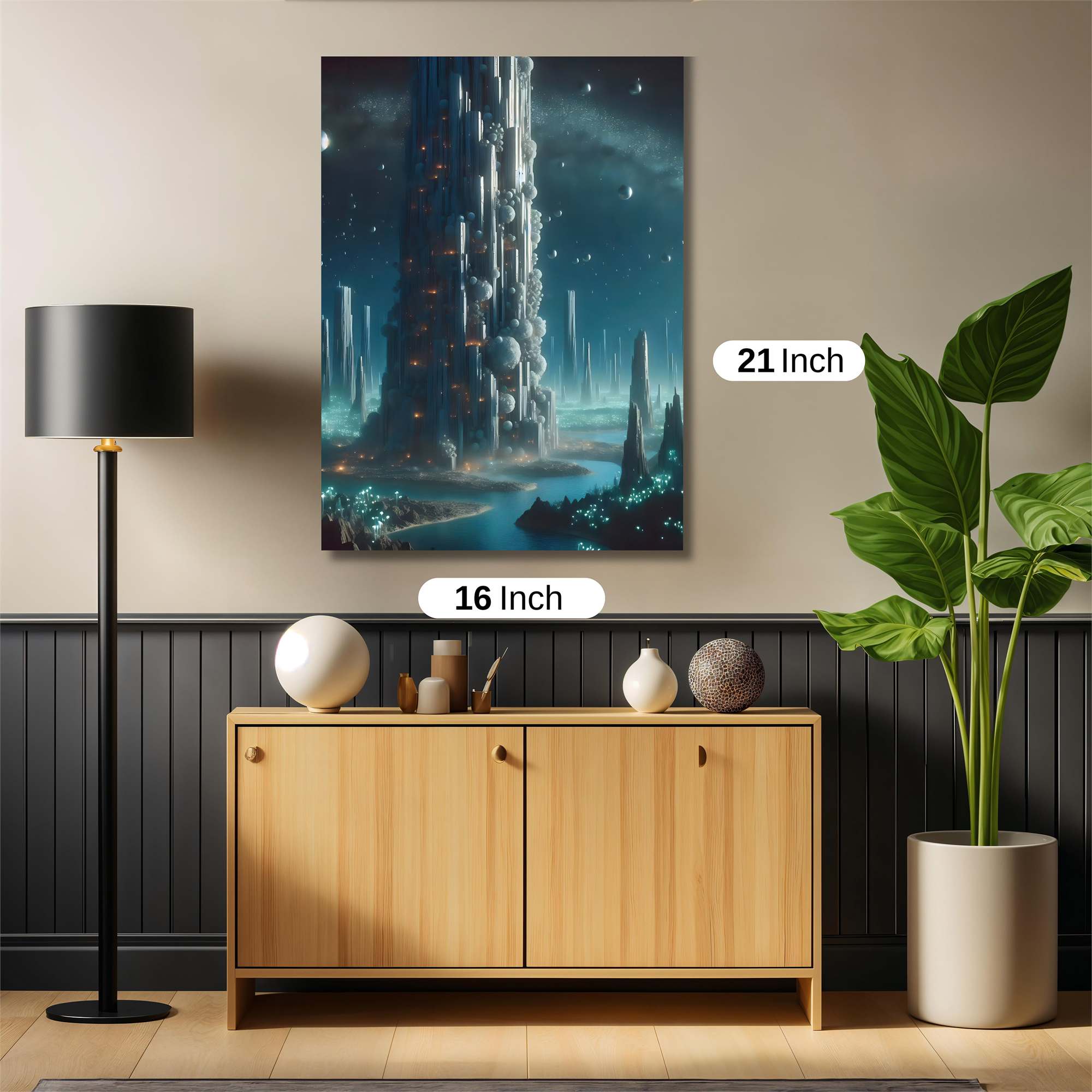 Tower Serenity Safe Wall Magnetic / M