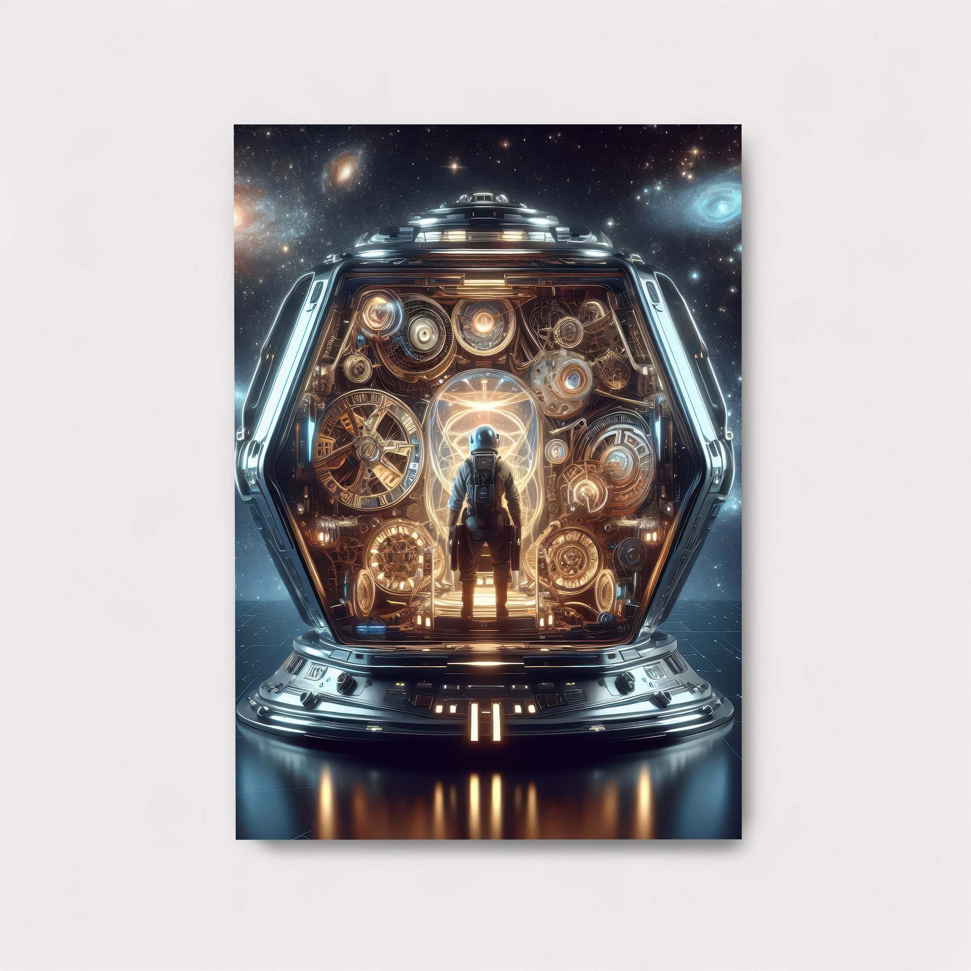 Astronaut Enigma Safe Wall Magnetic / M