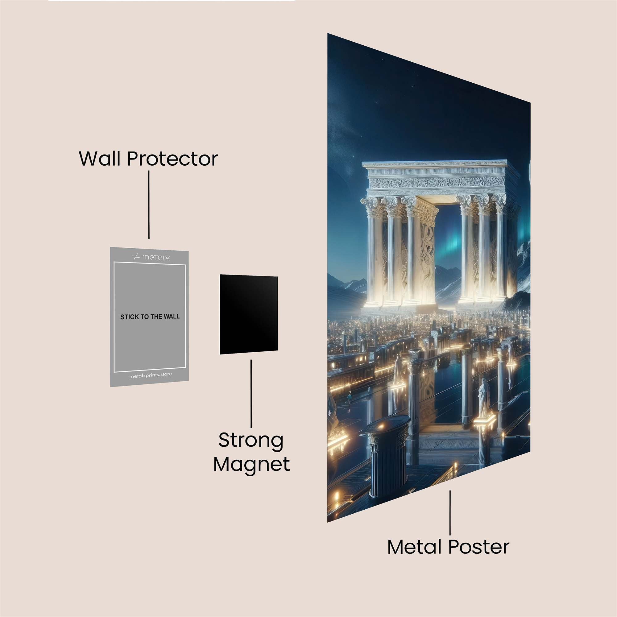 Arcane Dream Safe Wall Magnetic / M