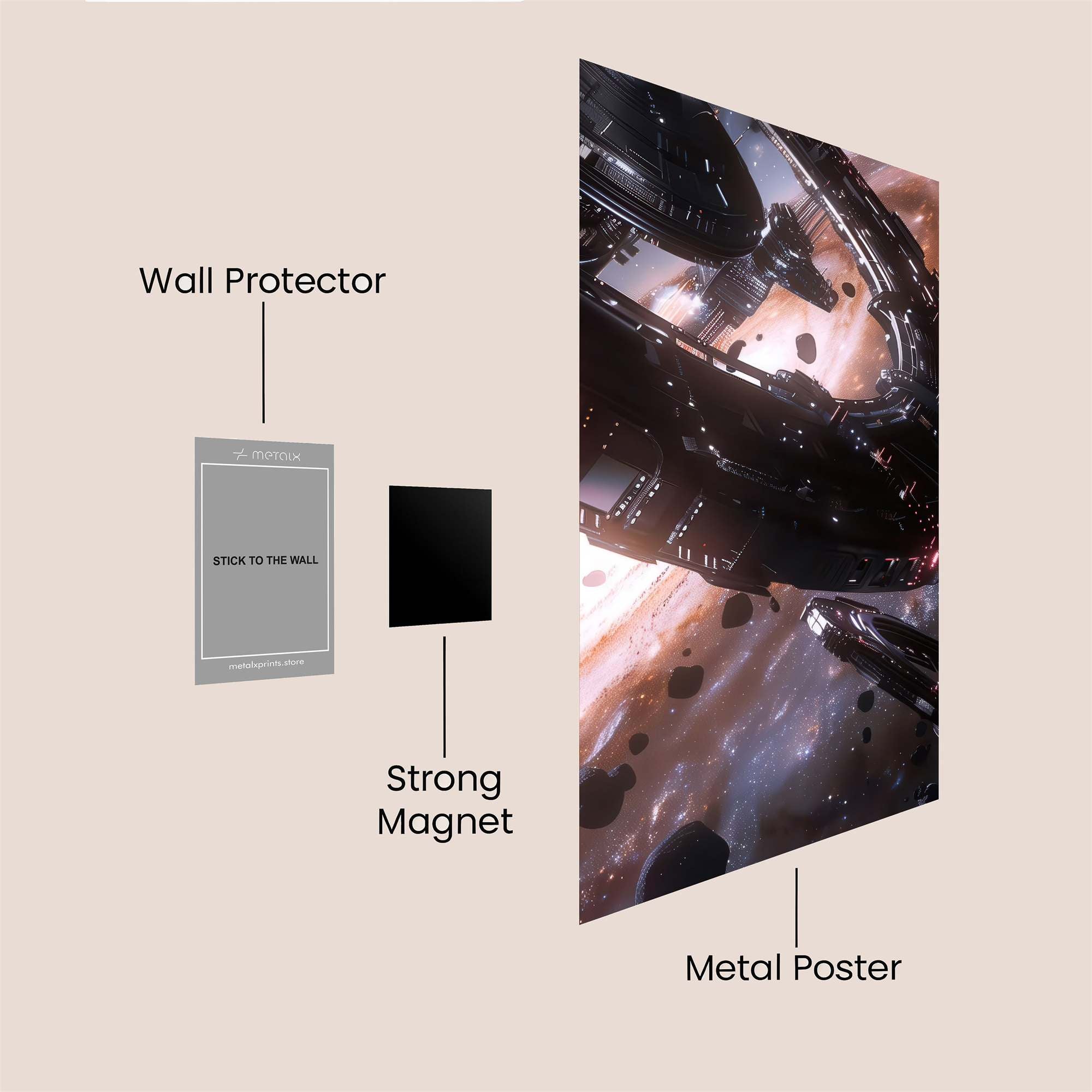 Nebula Majesty Safe Wall Magnetic / M