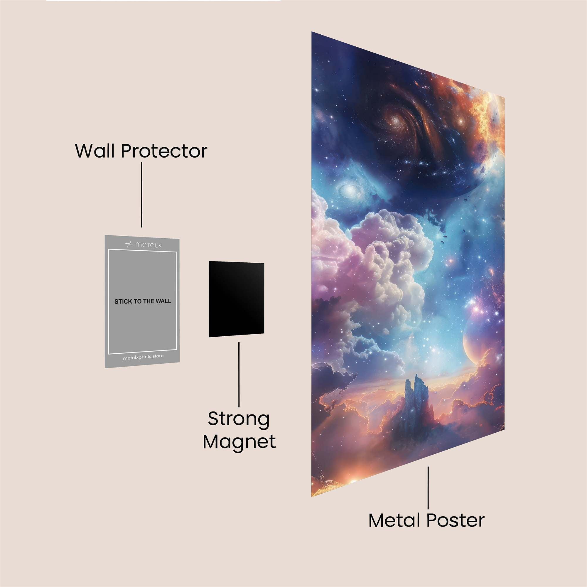 Cosmic Dream Safe Wall Magnetic / M