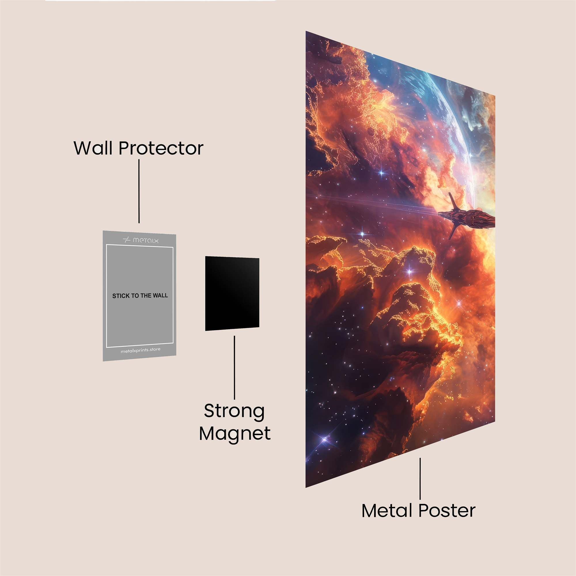 Nebula Odyssey Safe Wall Magnetic / M