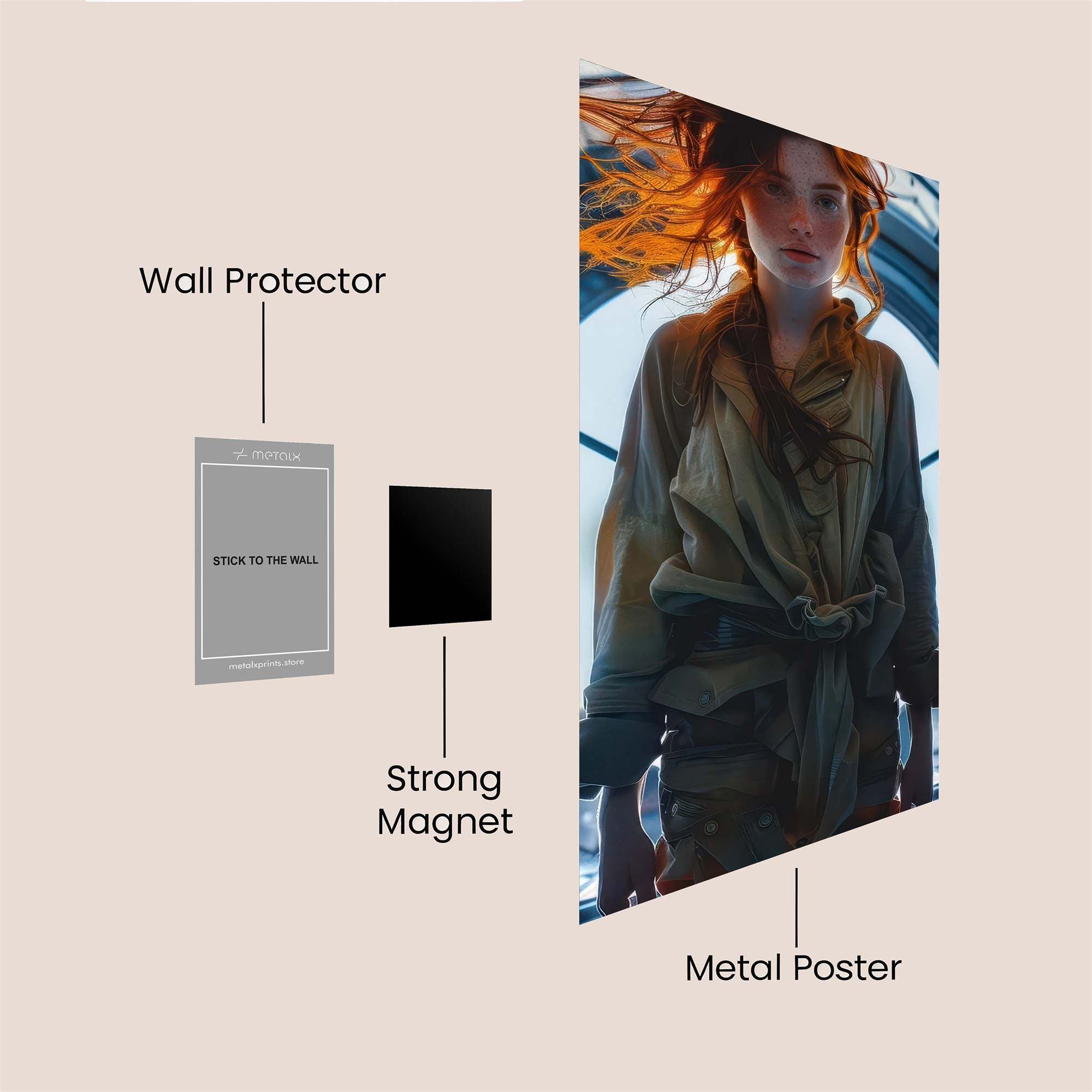 Astral Serenity Safe Wall Magnetic / M