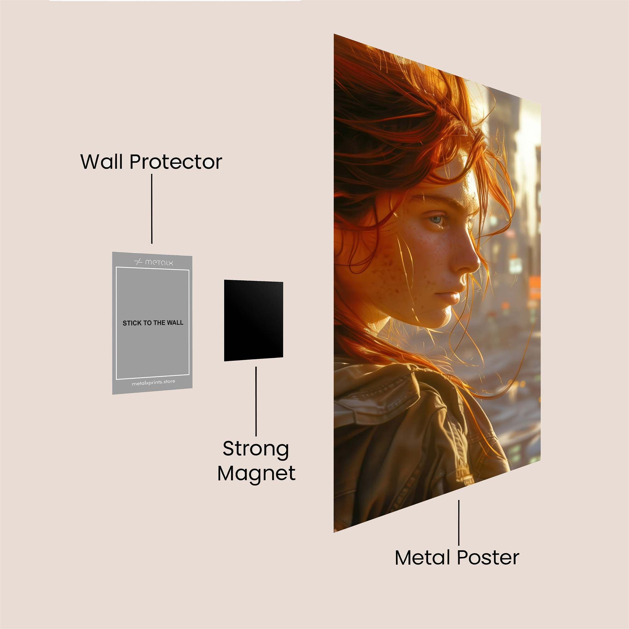Sunset Serenity Safe Wall Magnetic / M