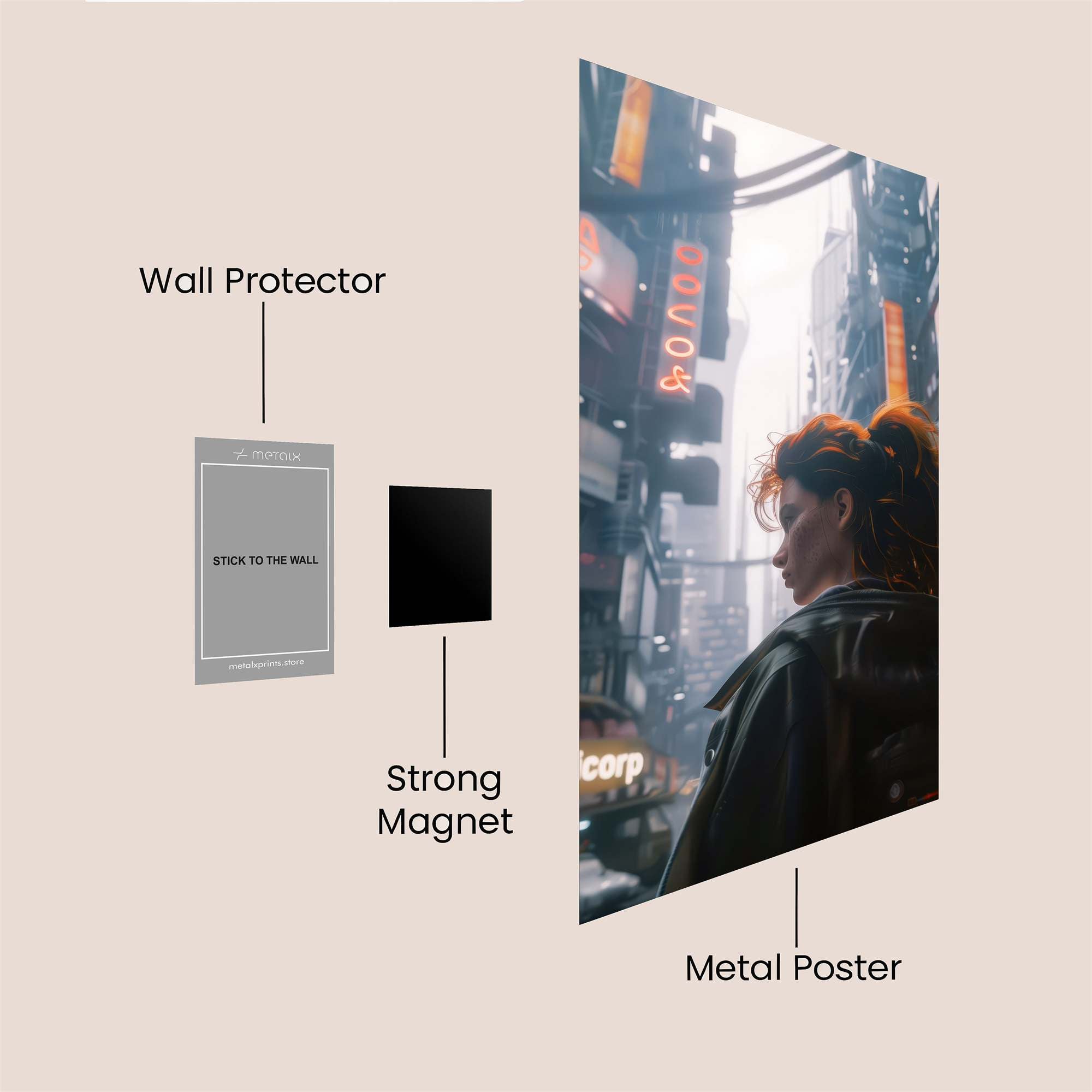 Cyberpunk Serenity Safe Wall Magnetic / M