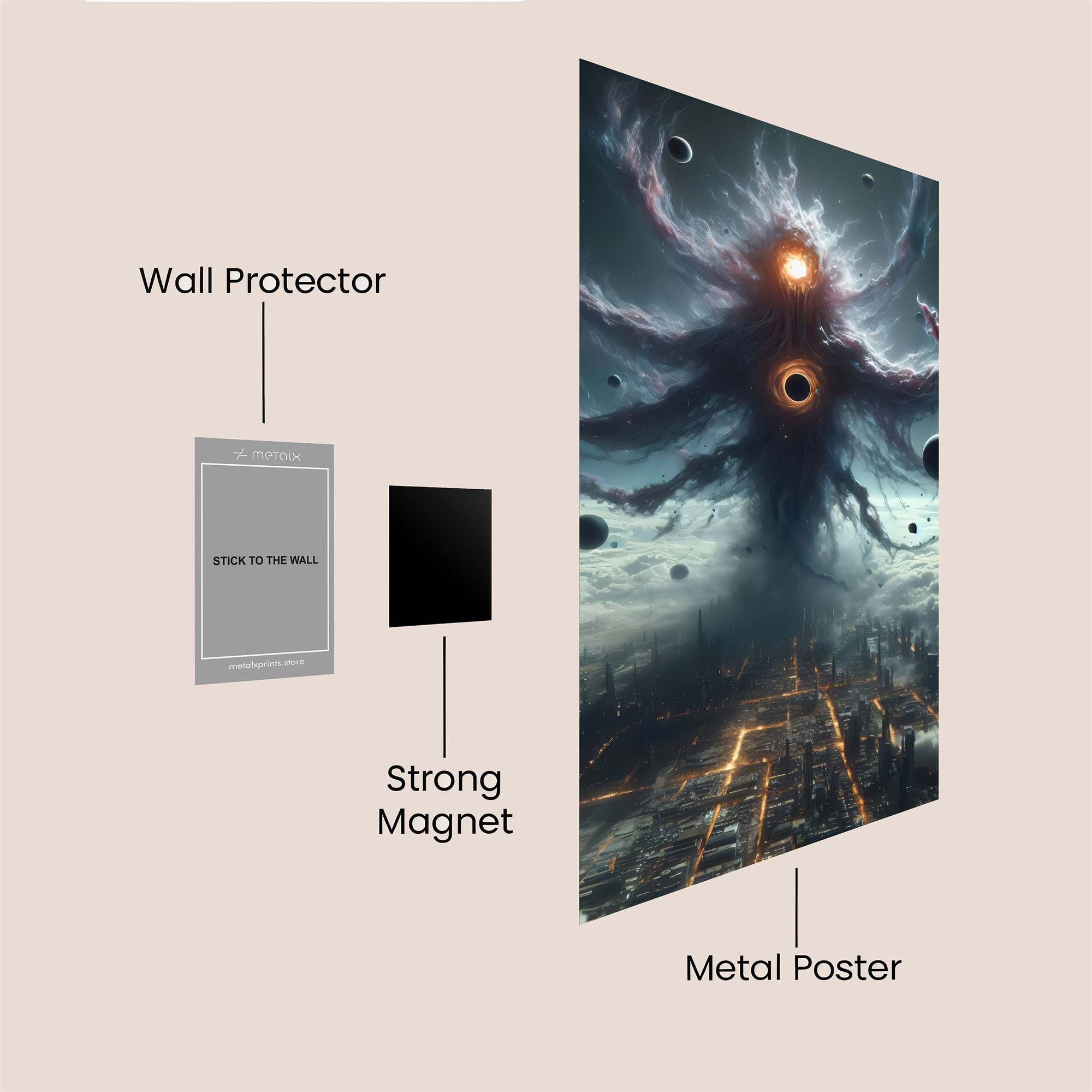 Cosmic Dread Safe Wall Magnetic / M