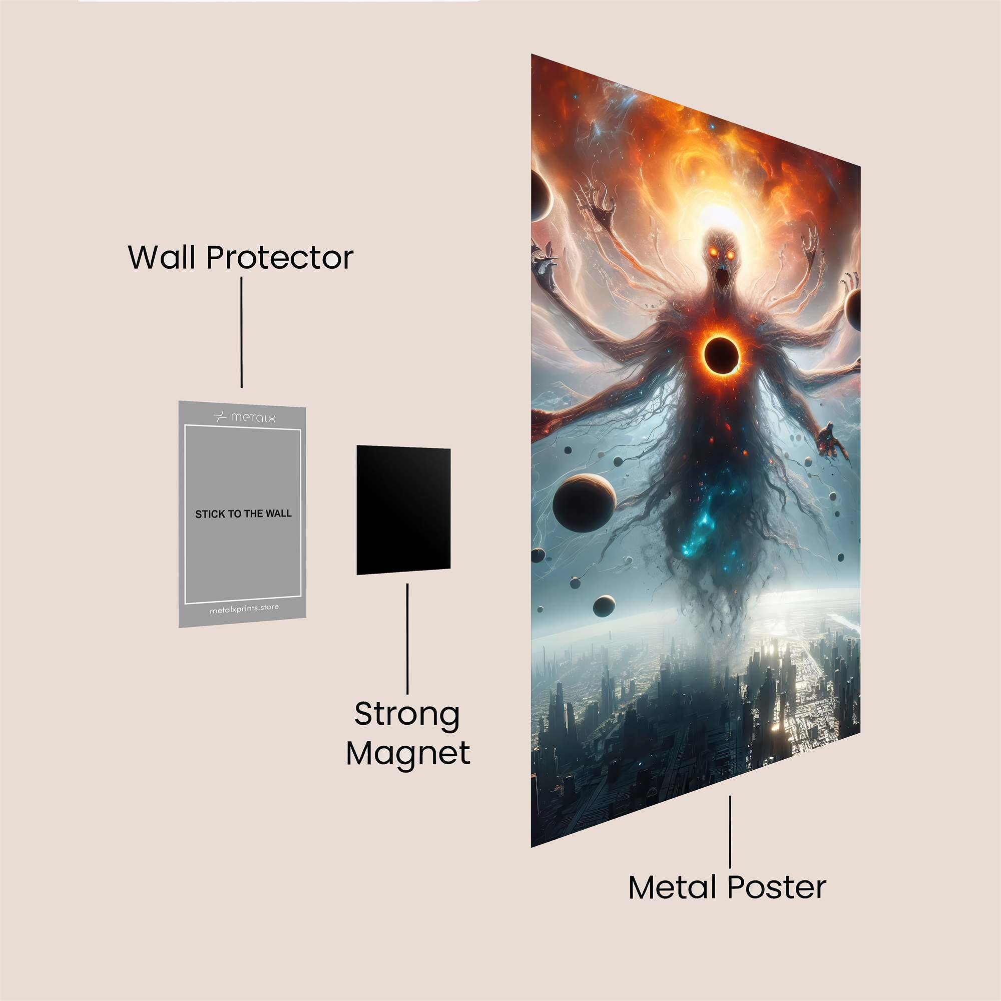 Cosmic Dread Safe Wall Magnetic / M