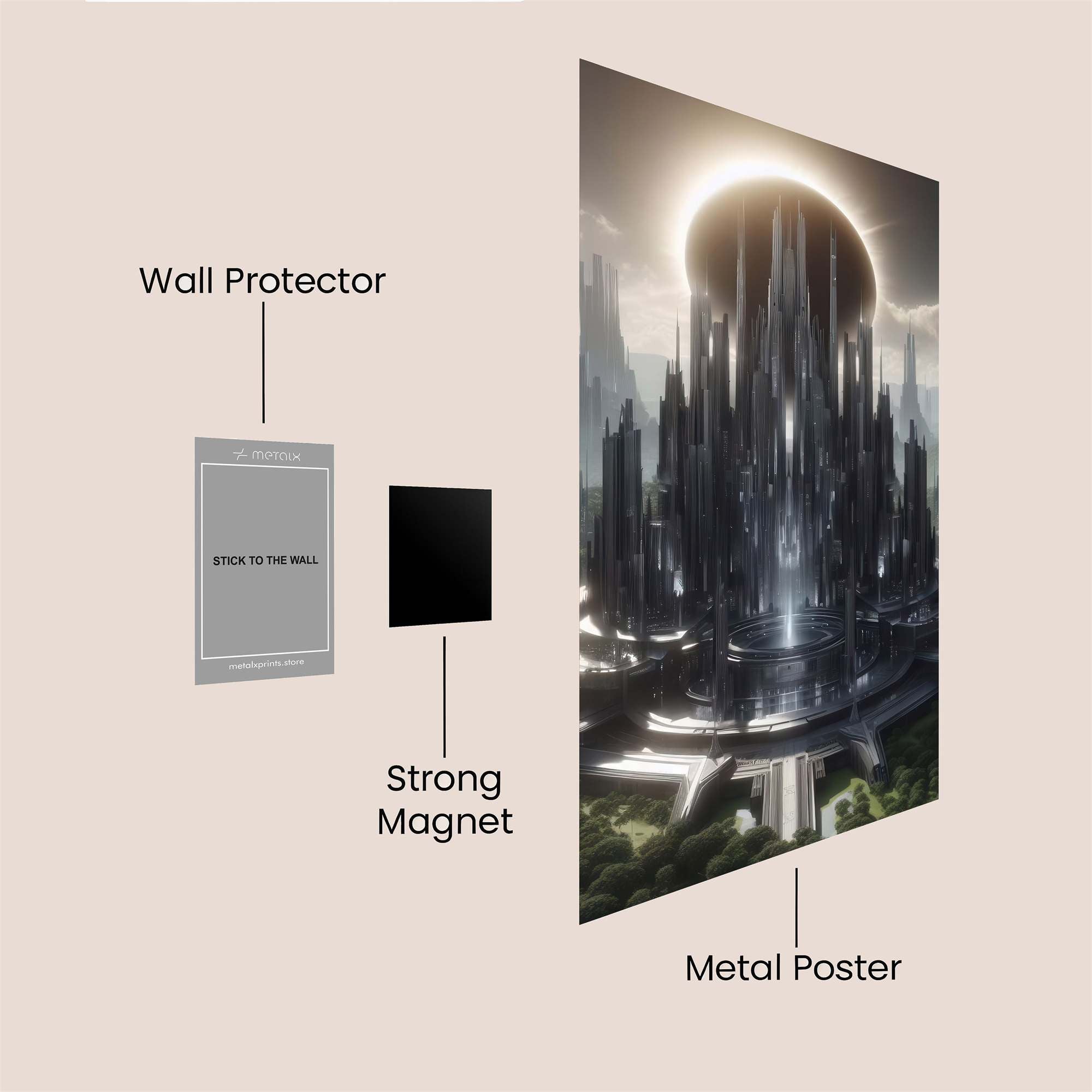 Eclipse Citadel Safe Wall Magnetic / M