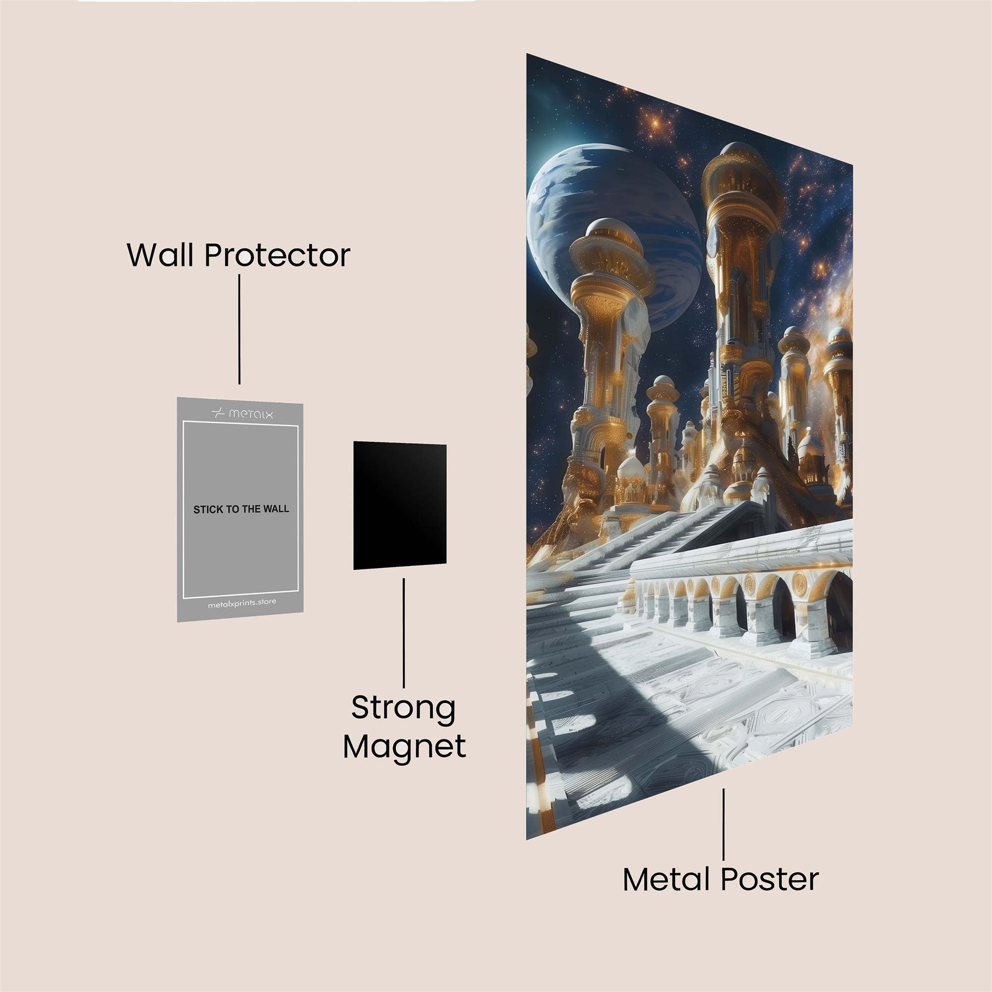 Alien Majesty Safe Wall Magnetic / M