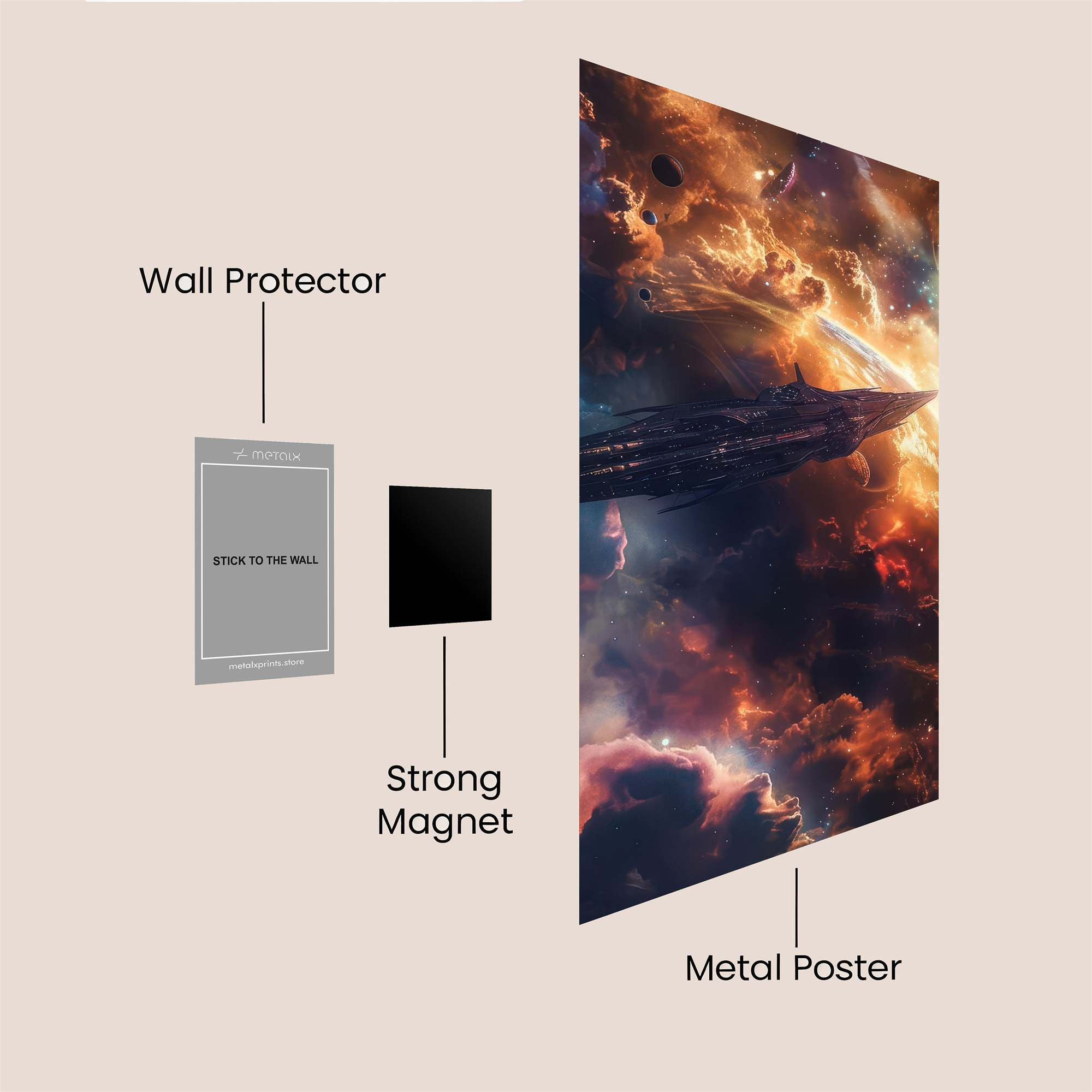 Nebula Odyssey Safe Wall Magnetic / M