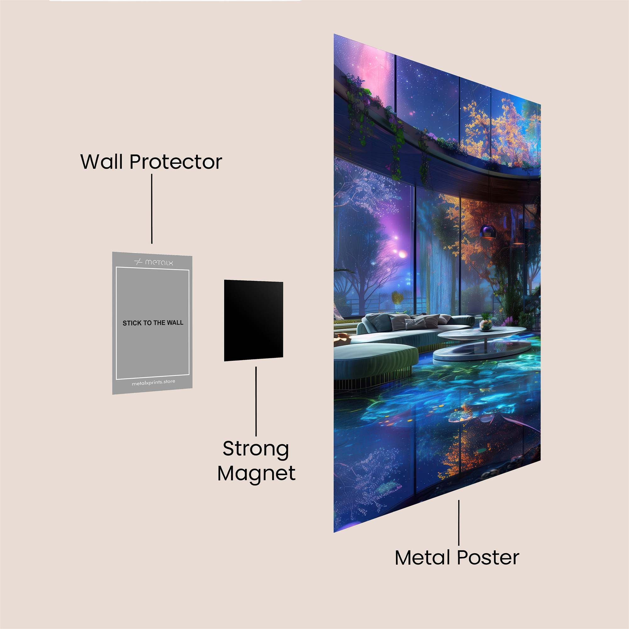 Enchanted Serenity Safe Wall Magnetic / M