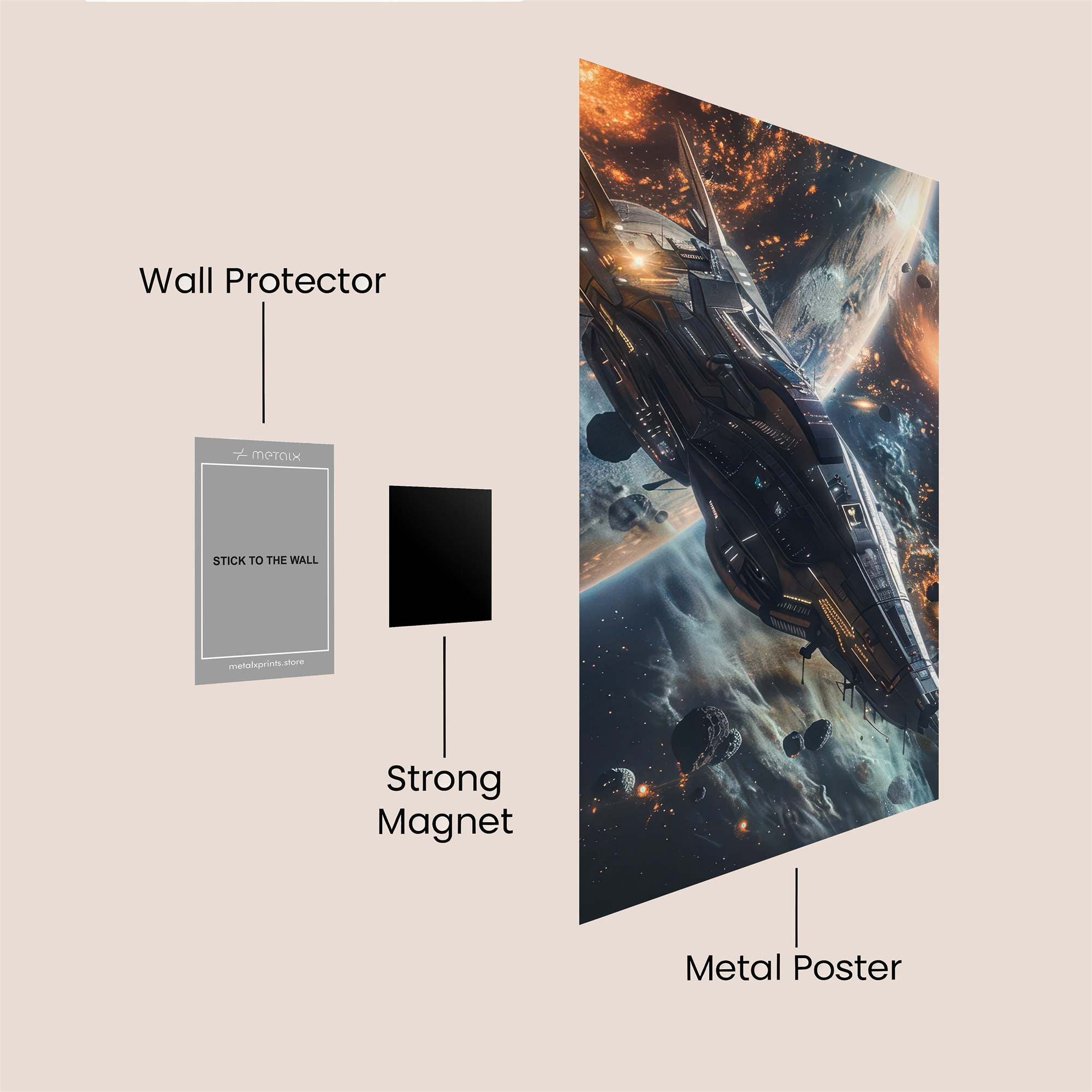 Nebula Odyssey Safe Wall Magnetic / M