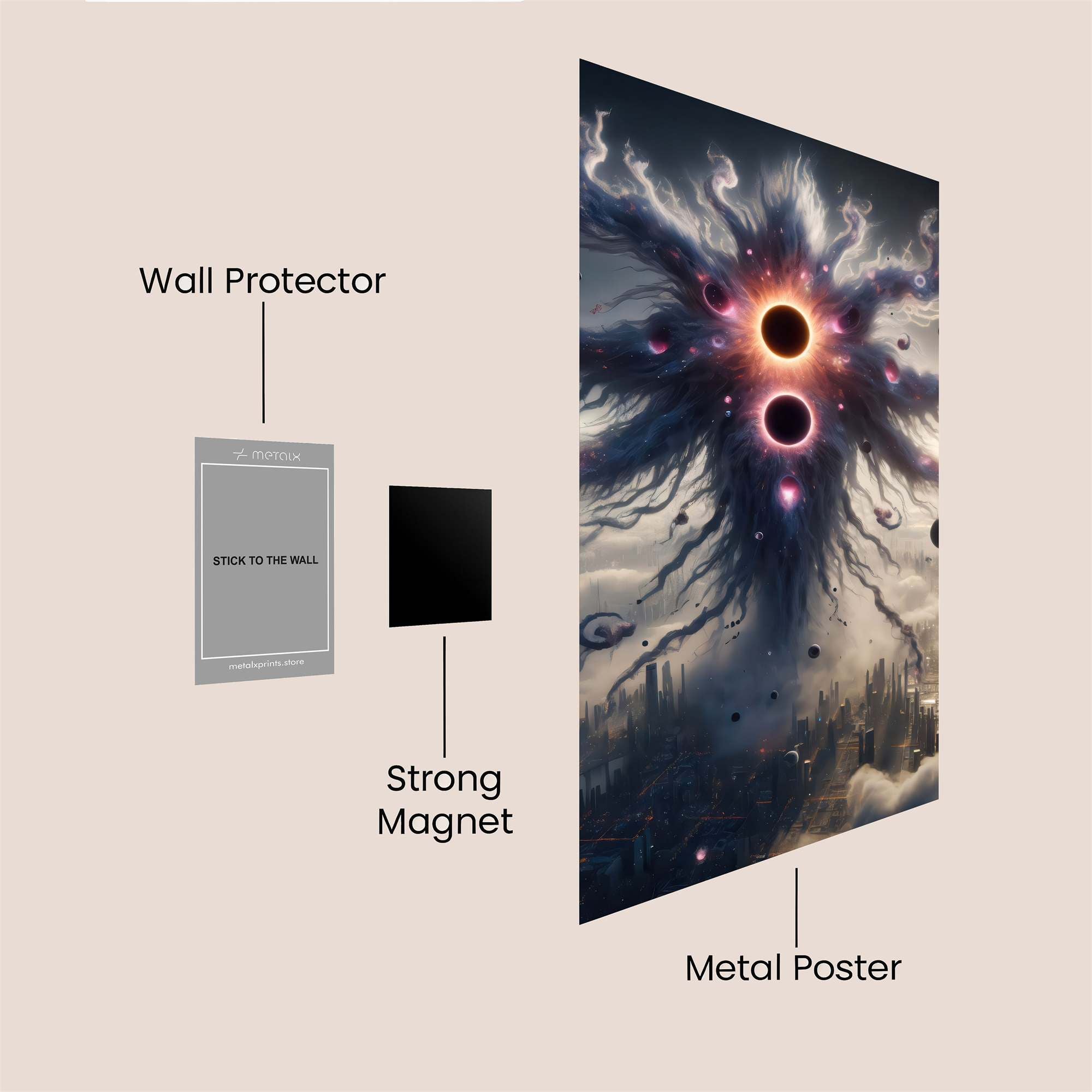 Cosmic Dread Safe Wall Magnetic / M