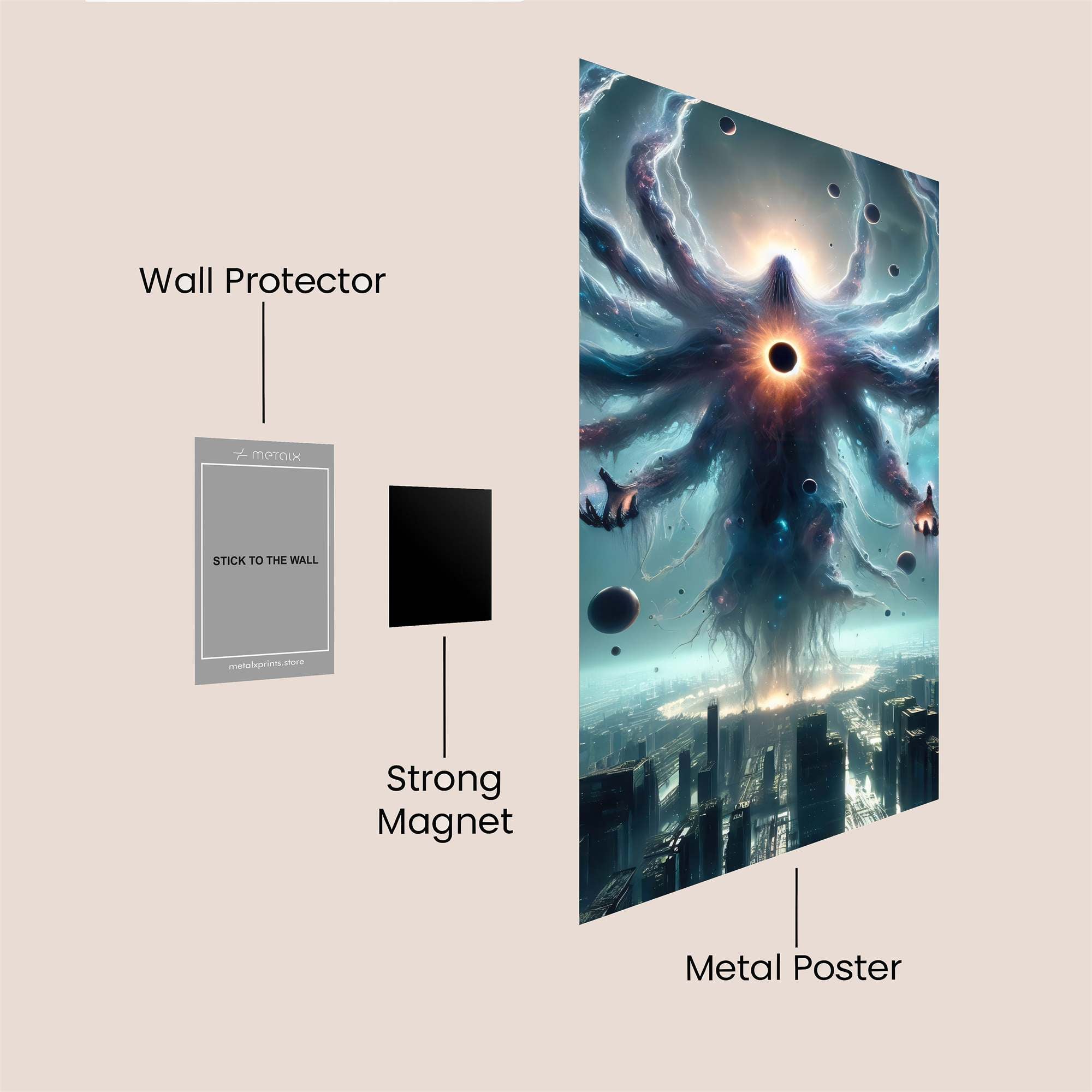 Cosmic Dread Safe Wall Magnetic / M