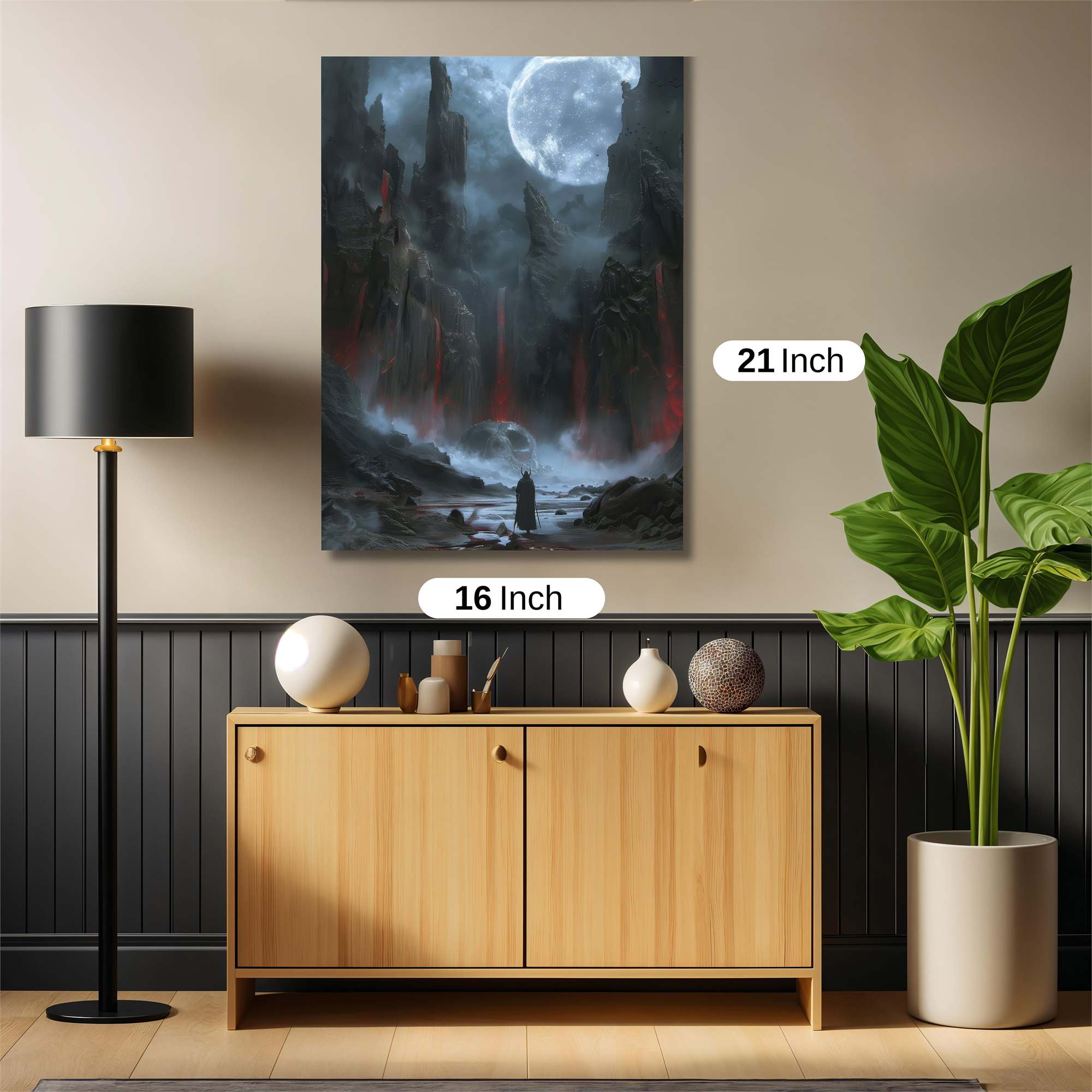 Skull Lament Safe Wall Magnetic / M