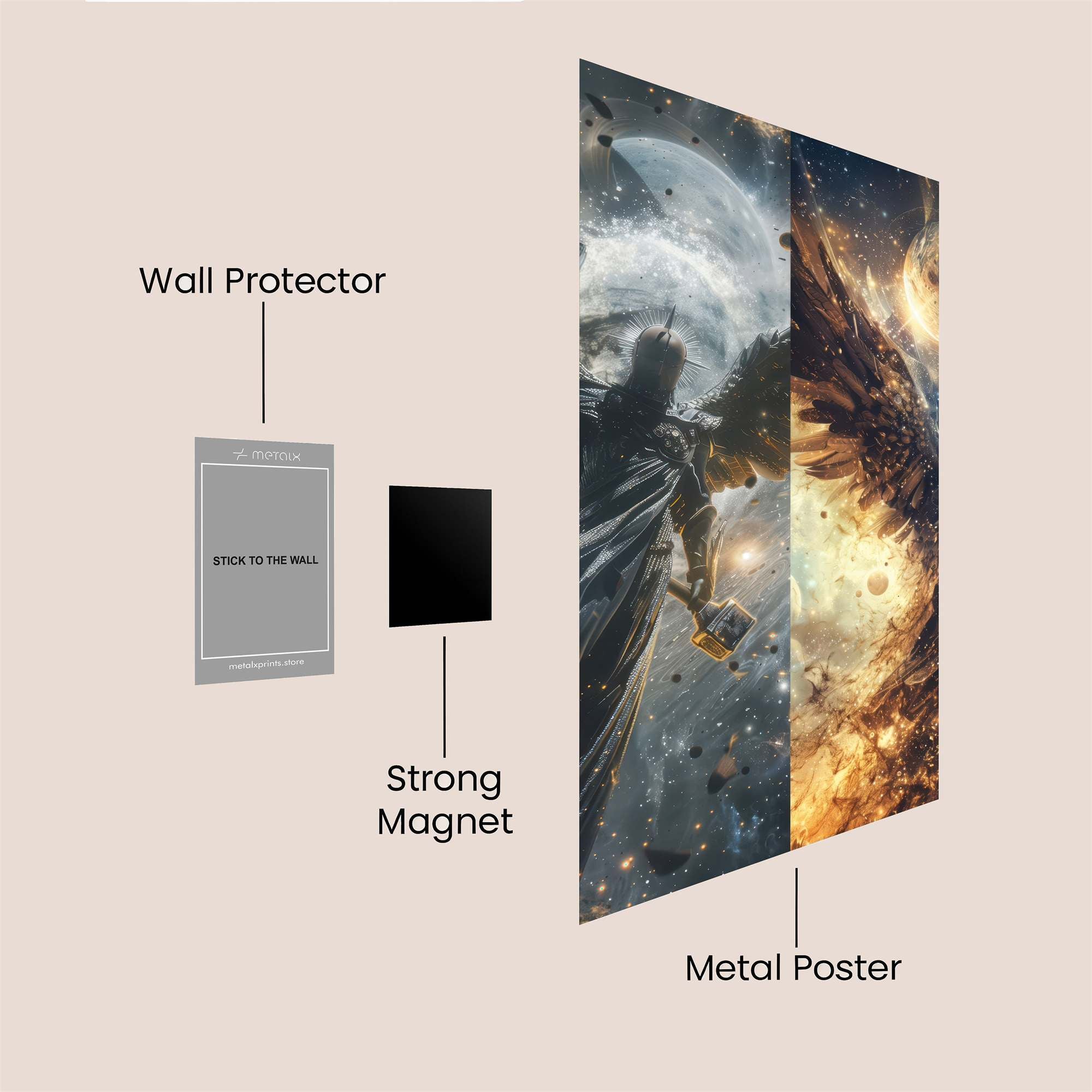 Cosmic Solitude Safe Wall Magnetic / M