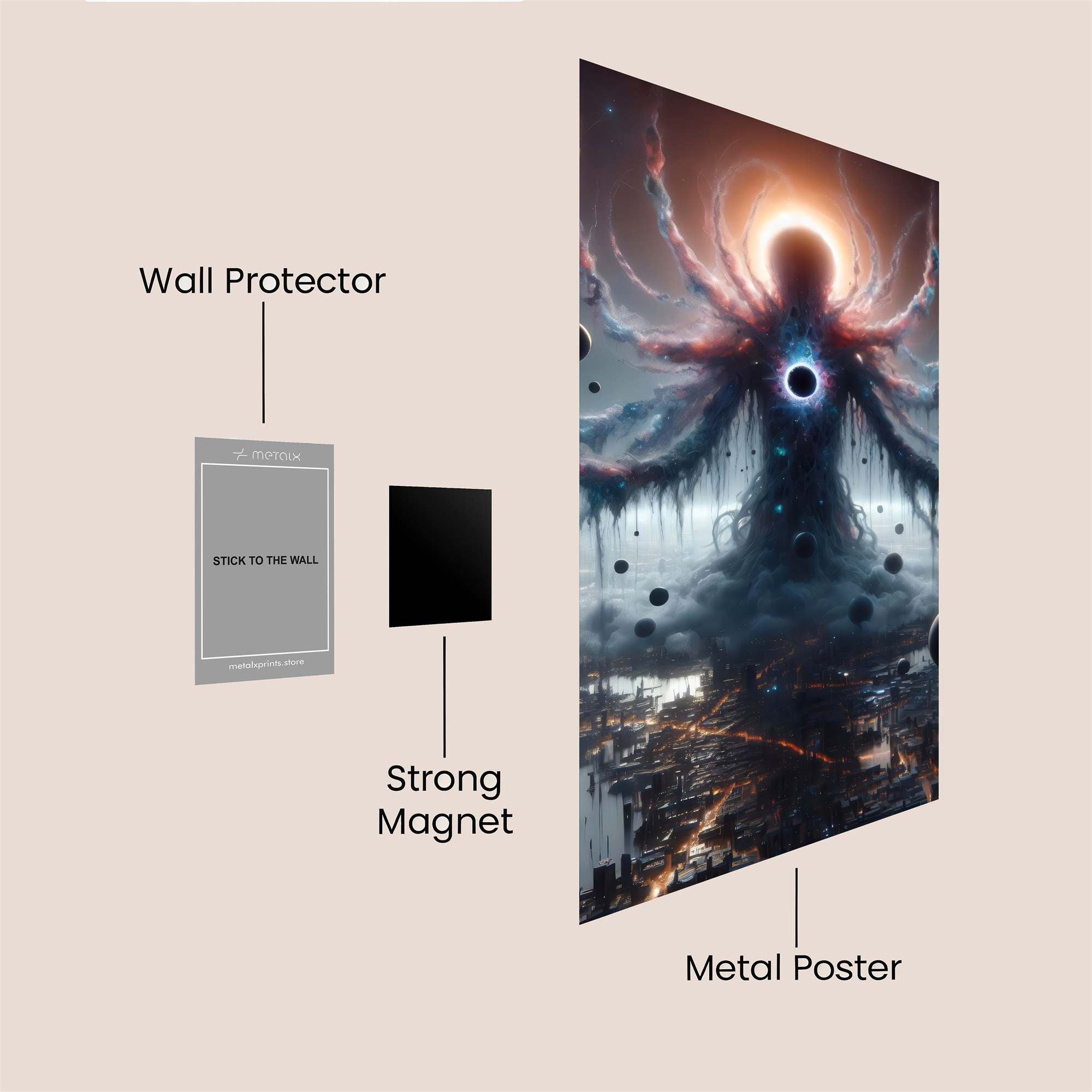 Cosmic Dread Safe Wall Magnetic / M