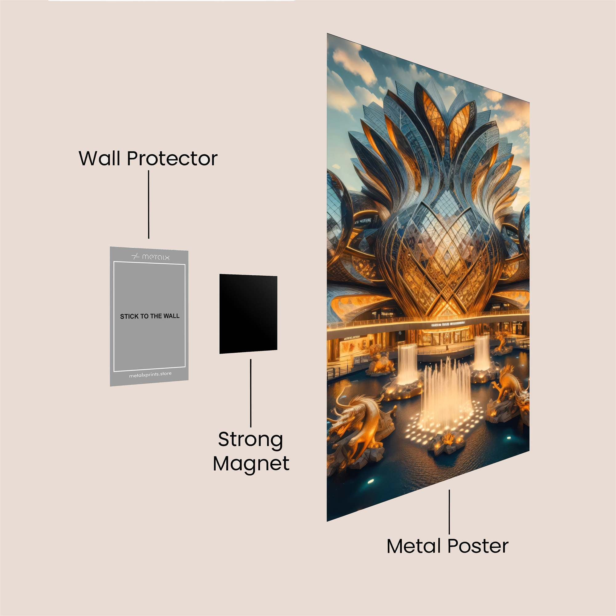 Pineapple Extravaganza Safe Wall Magnetic / M