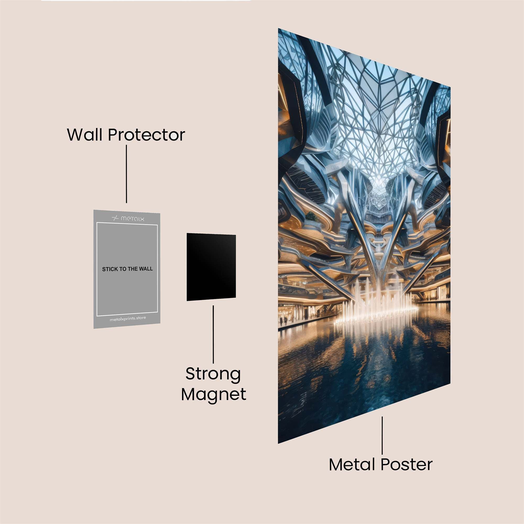 Architectural Dream Safe Wall Magnetic / M