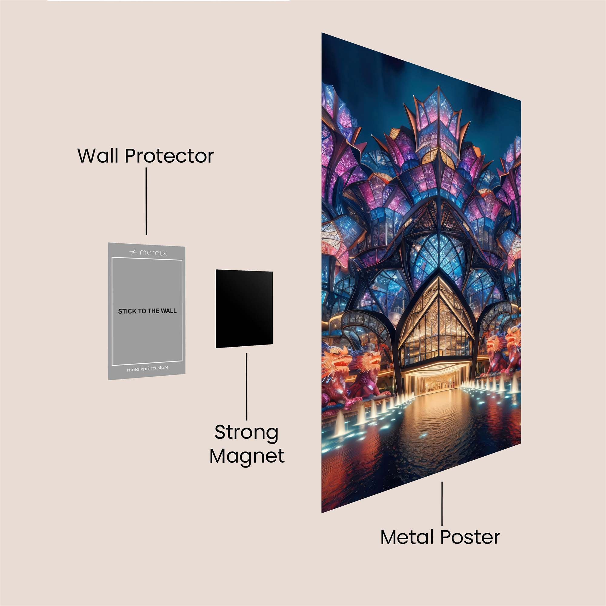 Crystal Enigma Safe Wall Magnetic / M