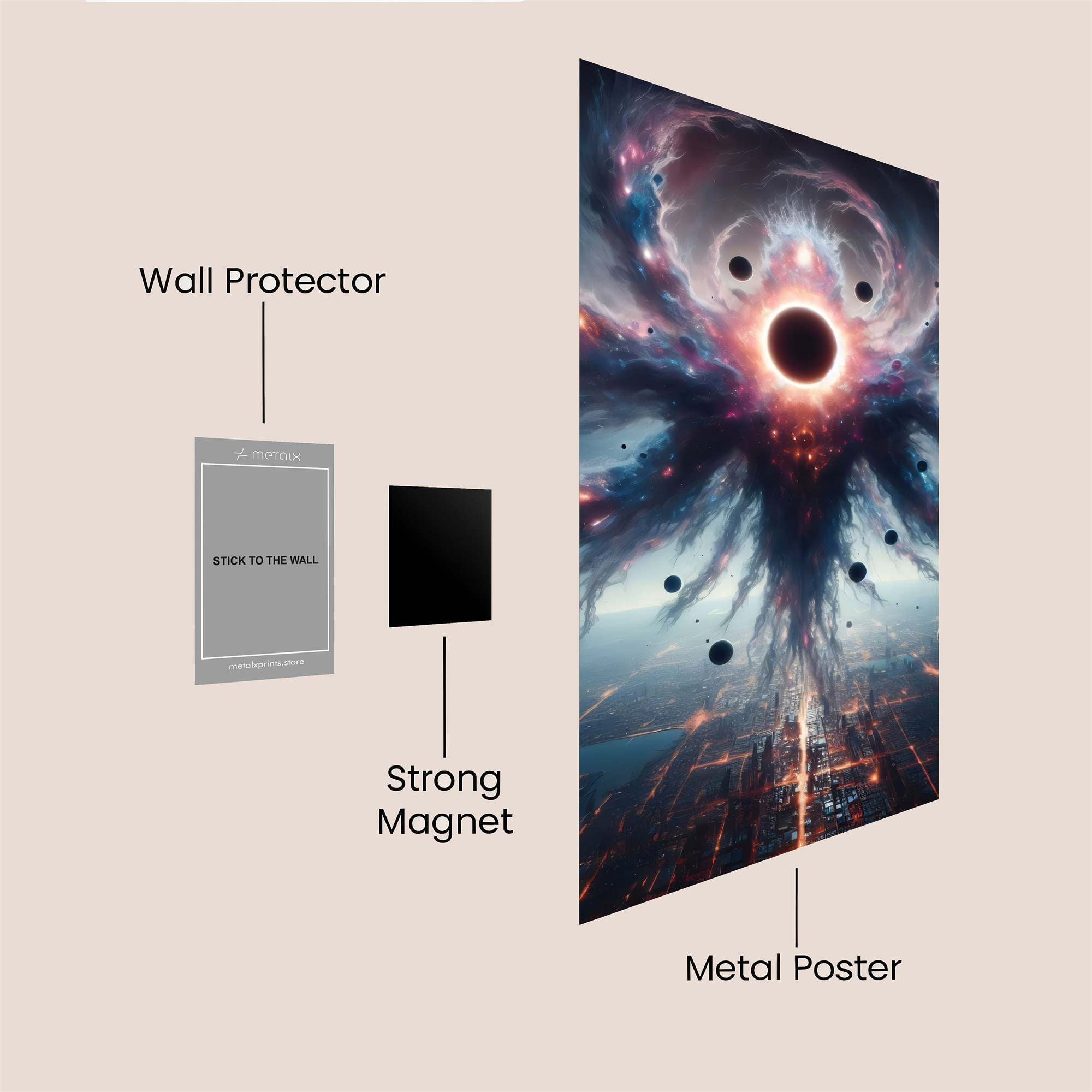 Cosmic Dread Safe Wall Magnetic / M