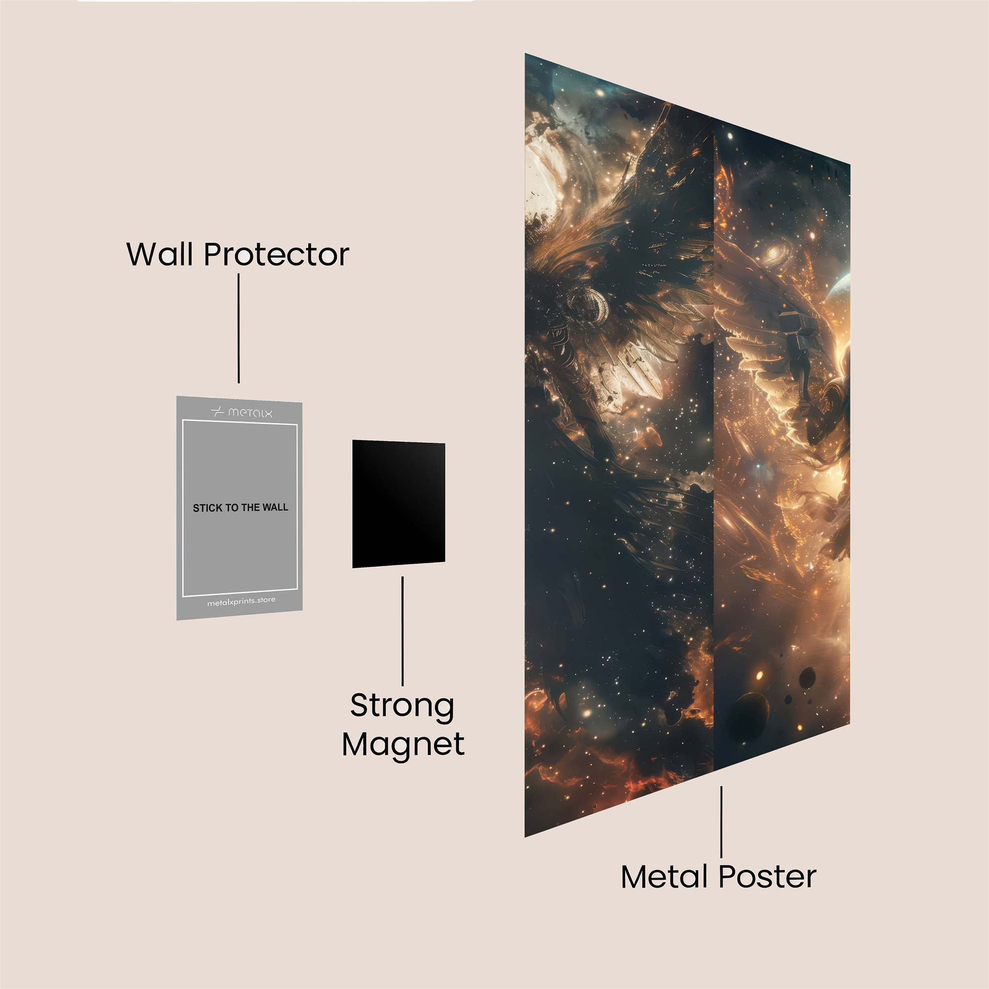 Cosmic Solitude Safe Wall Magnetic / M