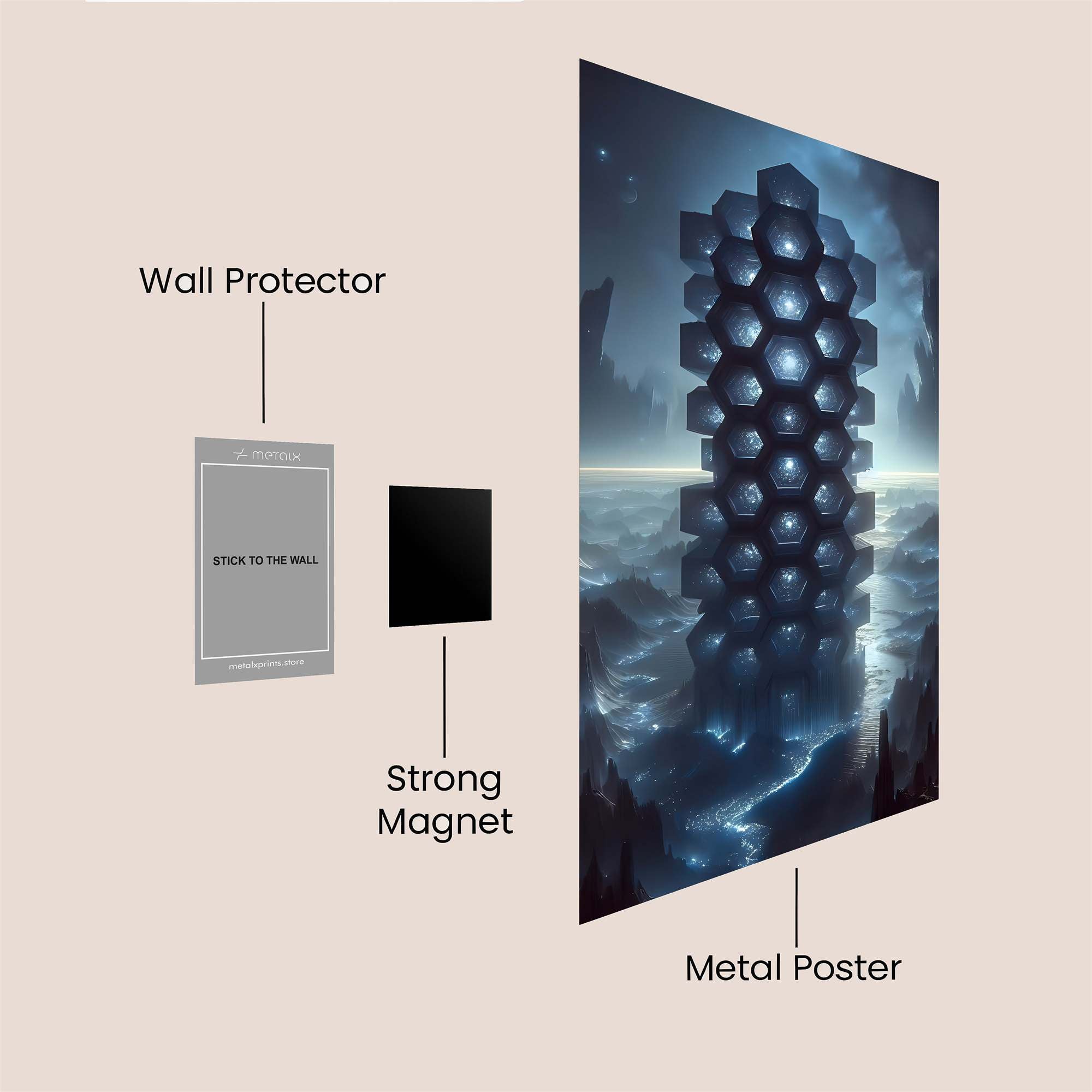 Monolith Enigma Safe Wall Magnetic / M