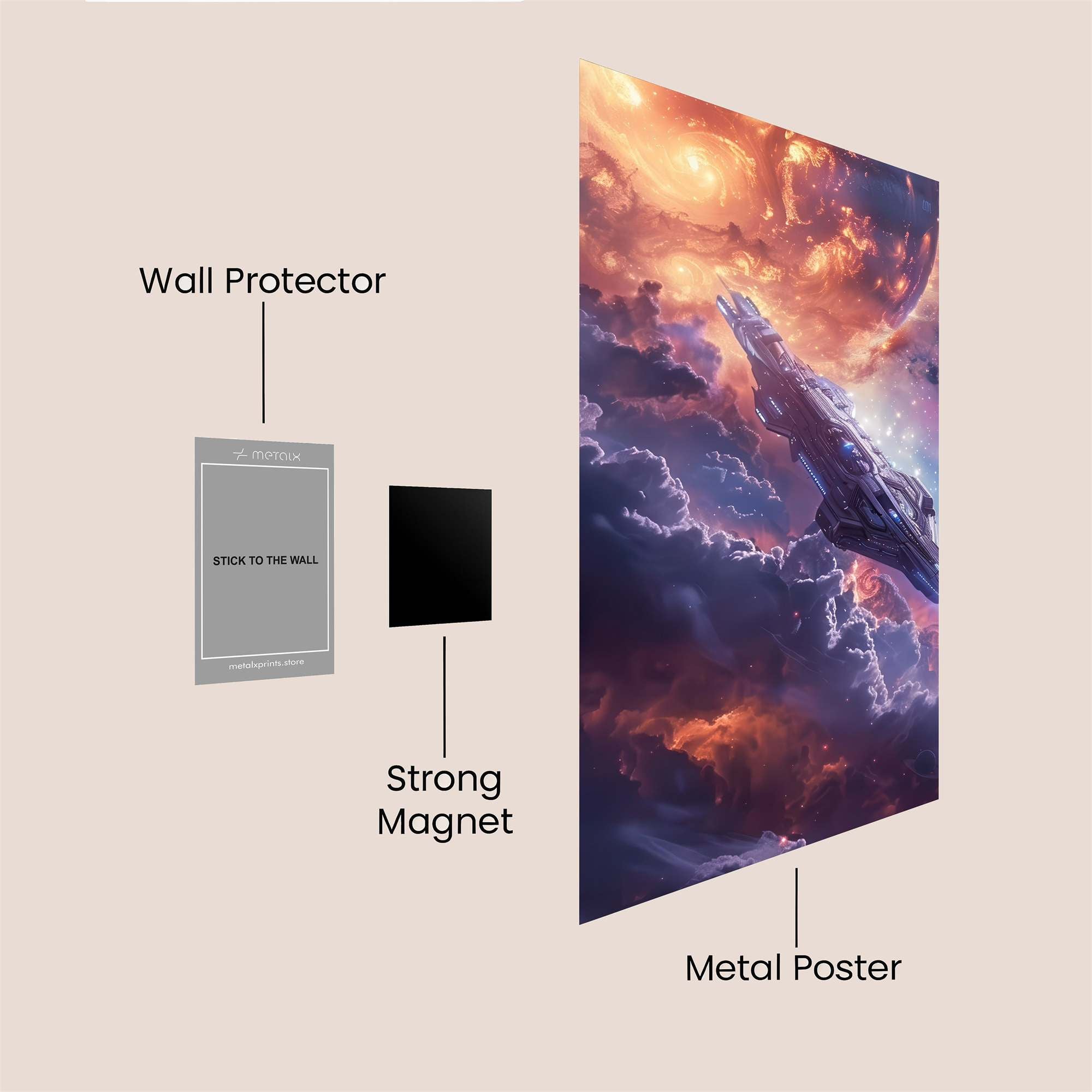 Nebula Odyssey Safe Wall Magnetic / M