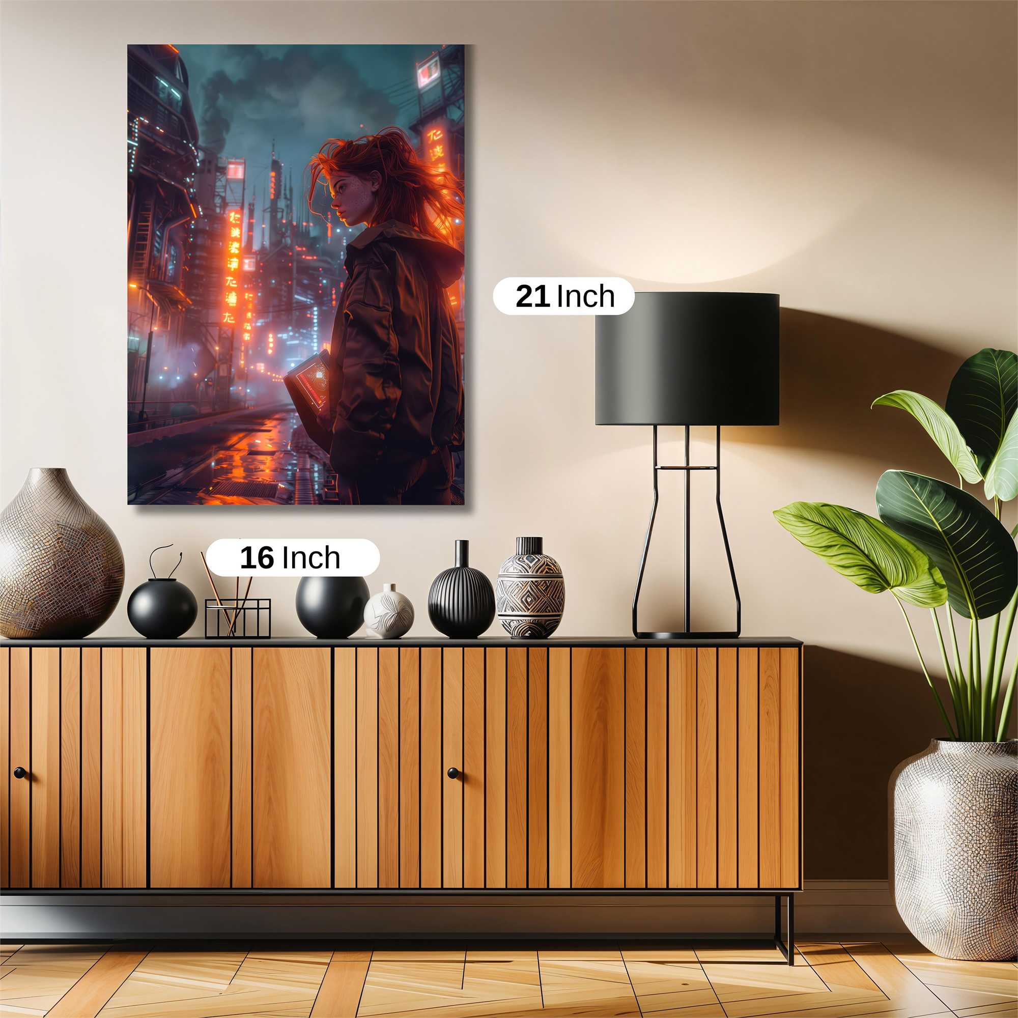 Neon Solitude Safe Wall Magnetic / M