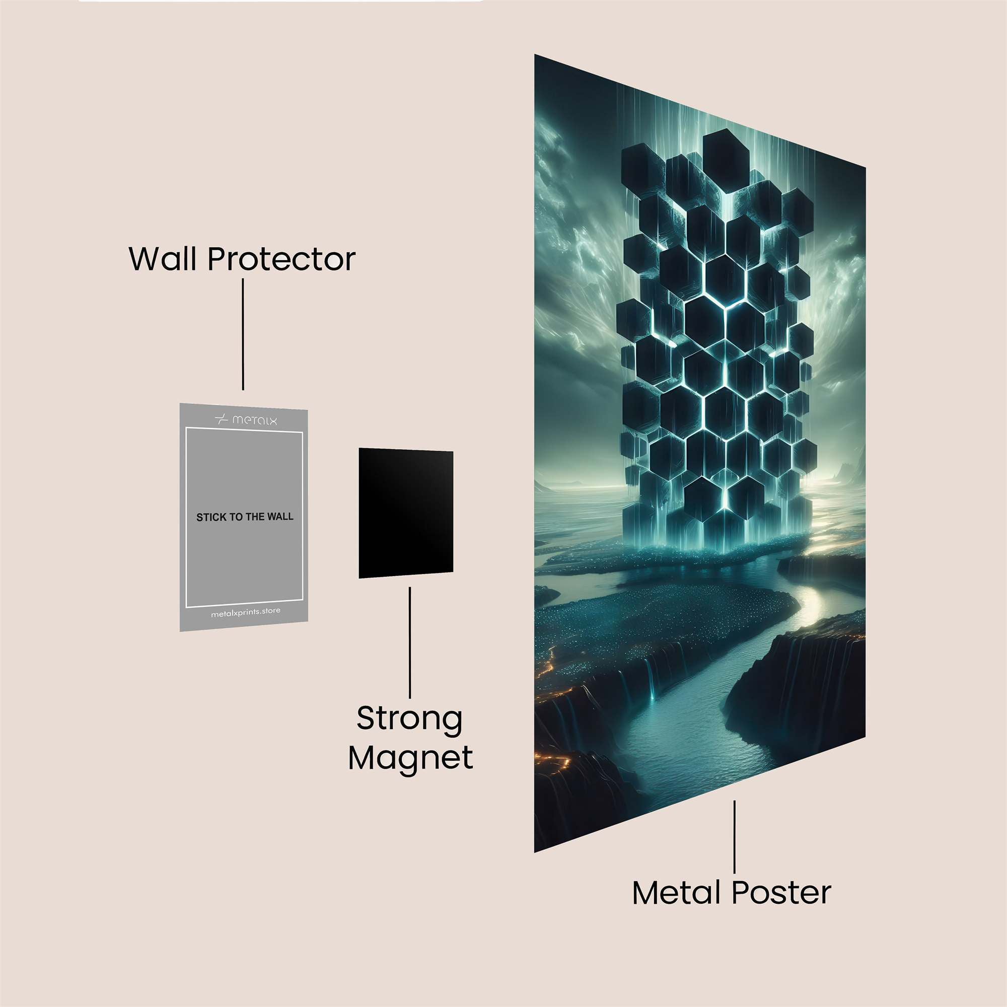 Monolith Mystery Safe Wall Magnetic / M