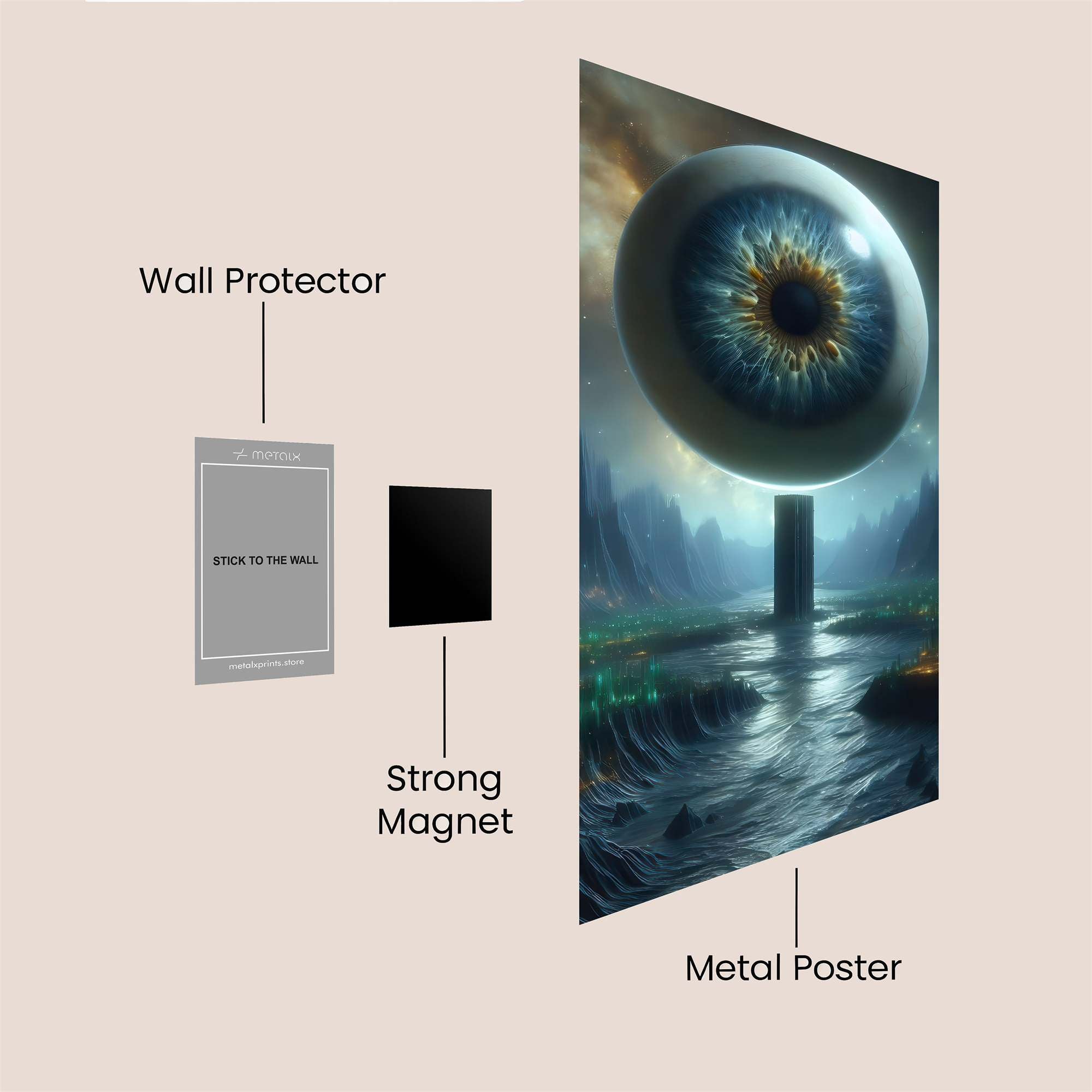 Eye Enigma Safe Wall Magnetic / M