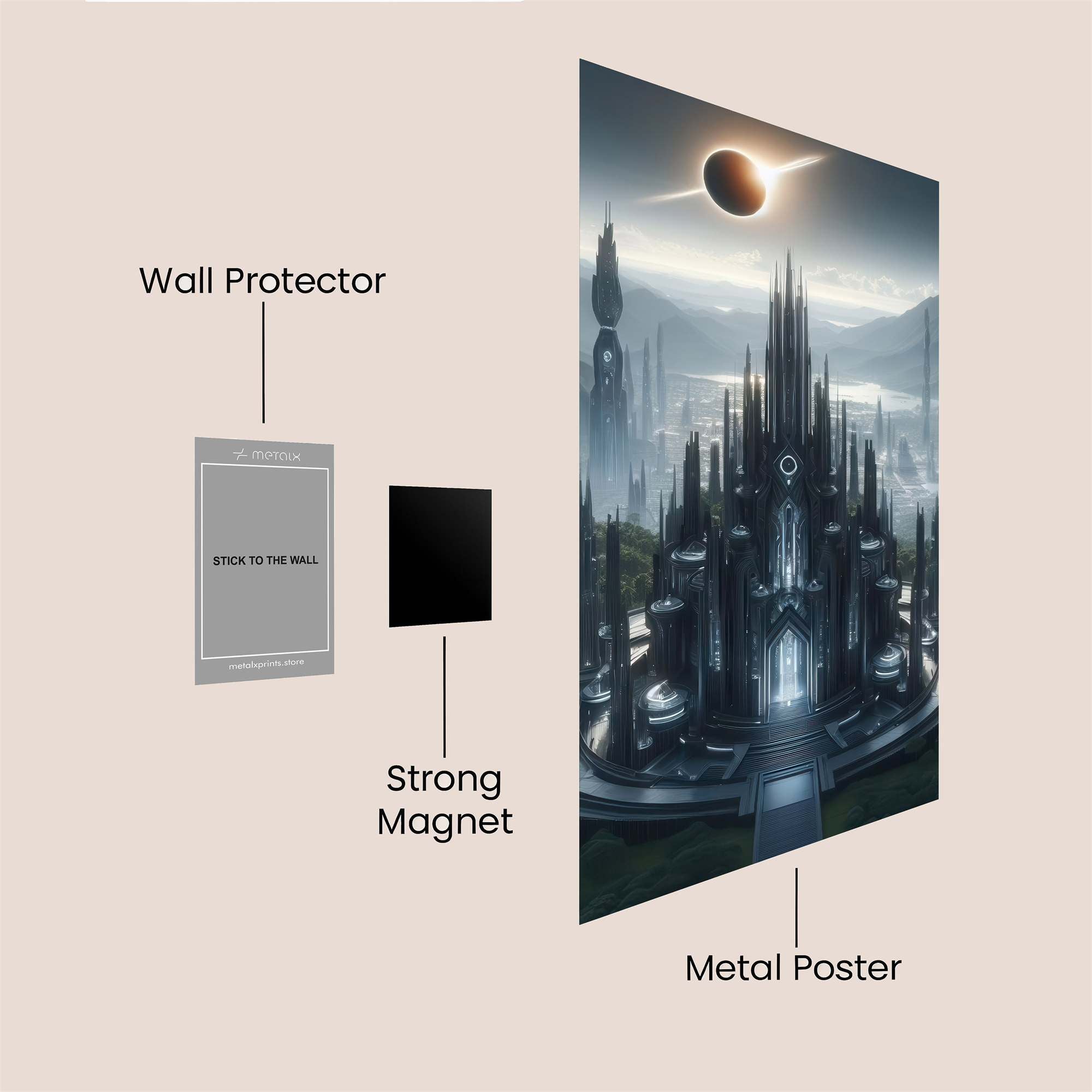 Eclipse Citadel Safe Wall Magnetic / M