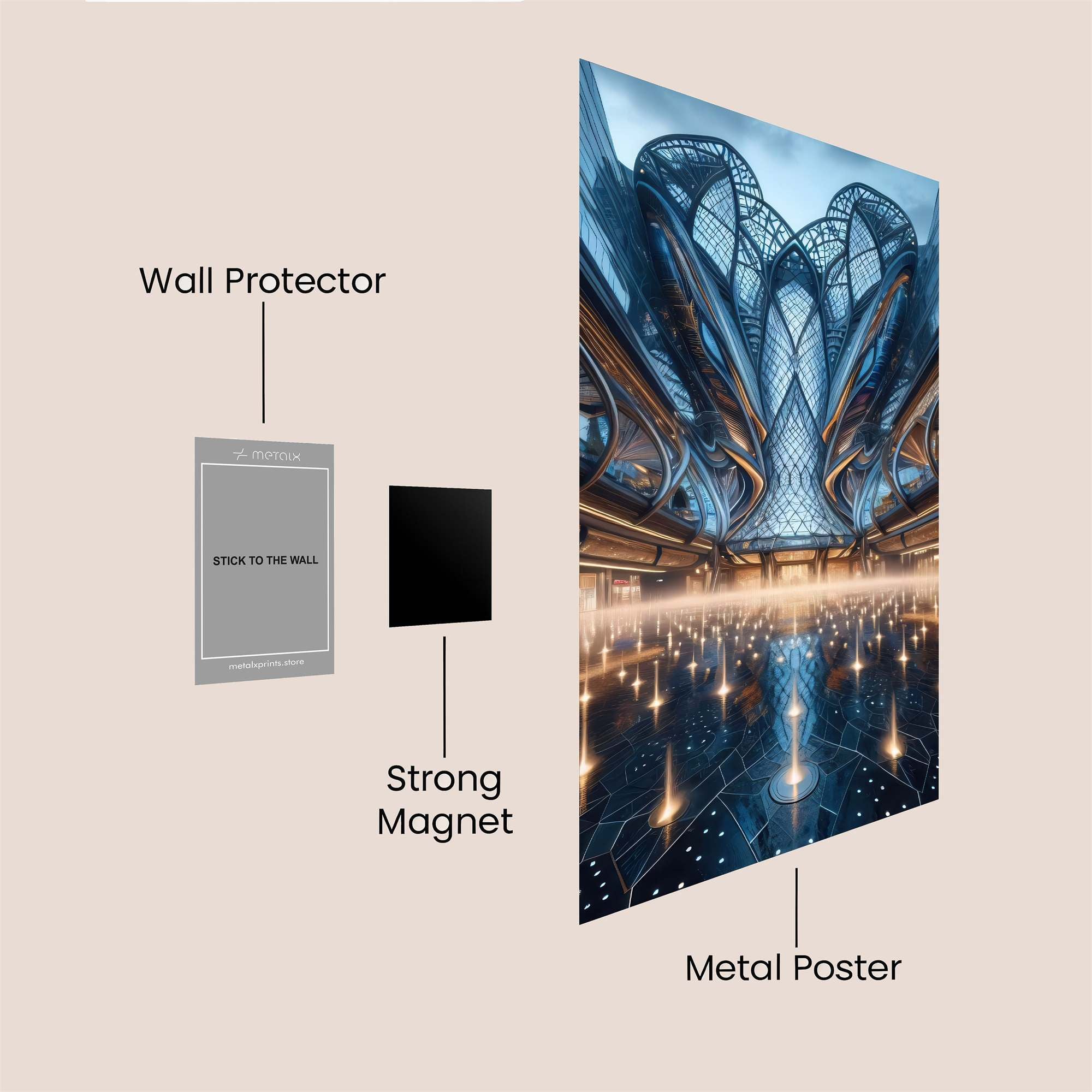 Lotus Dream Safe Wall Magnetic / M